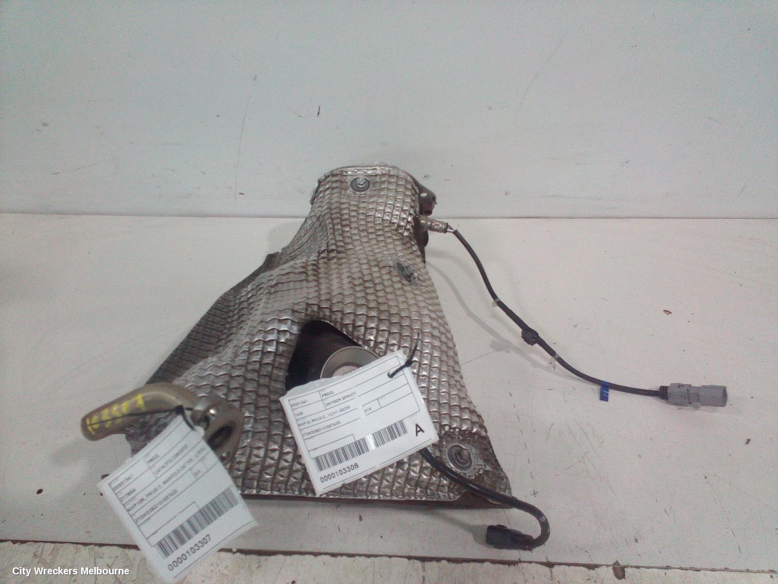 TOYOTA PRIUS CATALYTIC CONVERTER, NHP10R, PRIUS C, MANIFOLD-CAT TYPE, 1.5, PETROL, 12/2011 - 03/2020