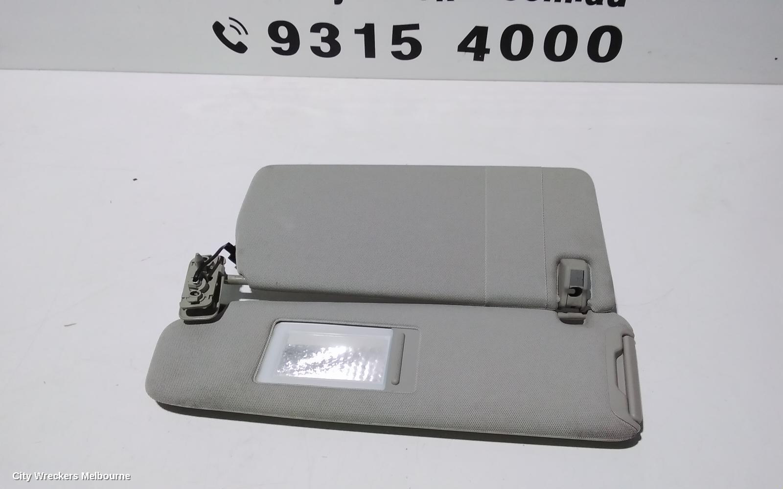 AUDI Q7 SUNVISOR, 4L, LH SIDE, 09/2006 - 08/2015