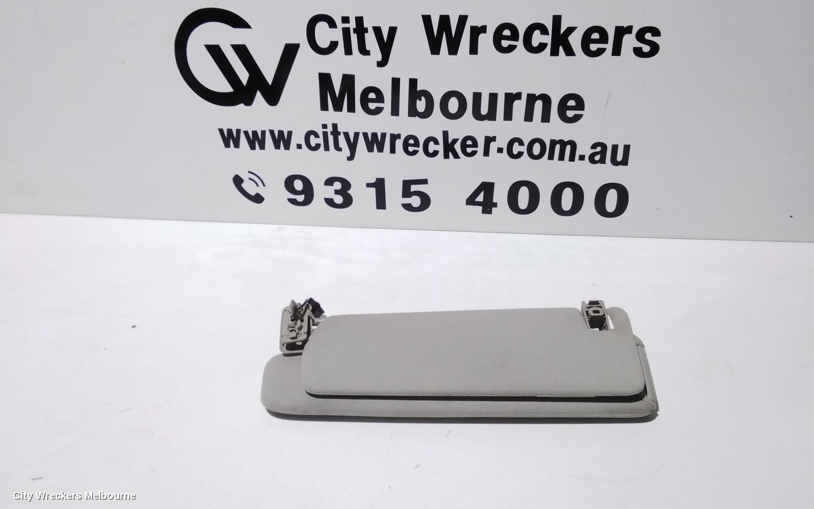 AUDI Q7 SUNVISOR, 4L, LH SIDE, 09/2006 - 08/2015