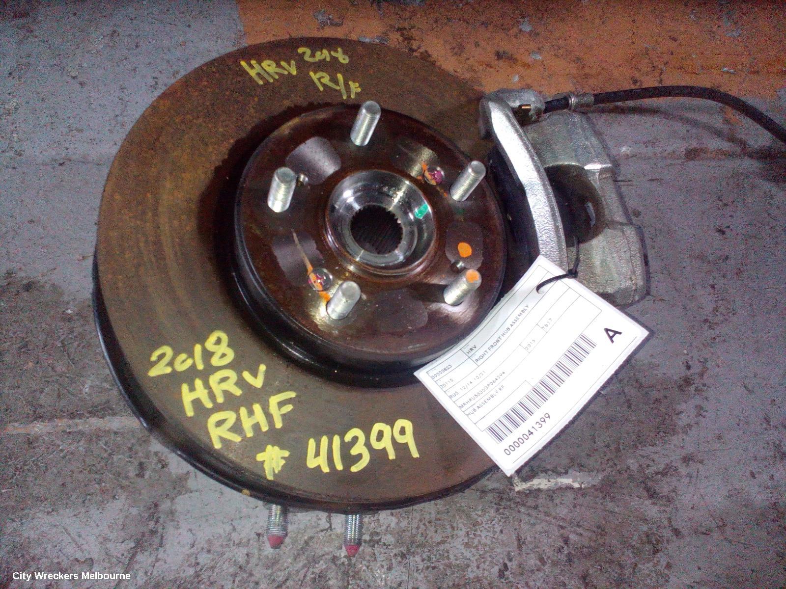 HONDA HRV RIGHT FRONT HUB ASSEMBLY, RU, 12/2014 - 10/2021