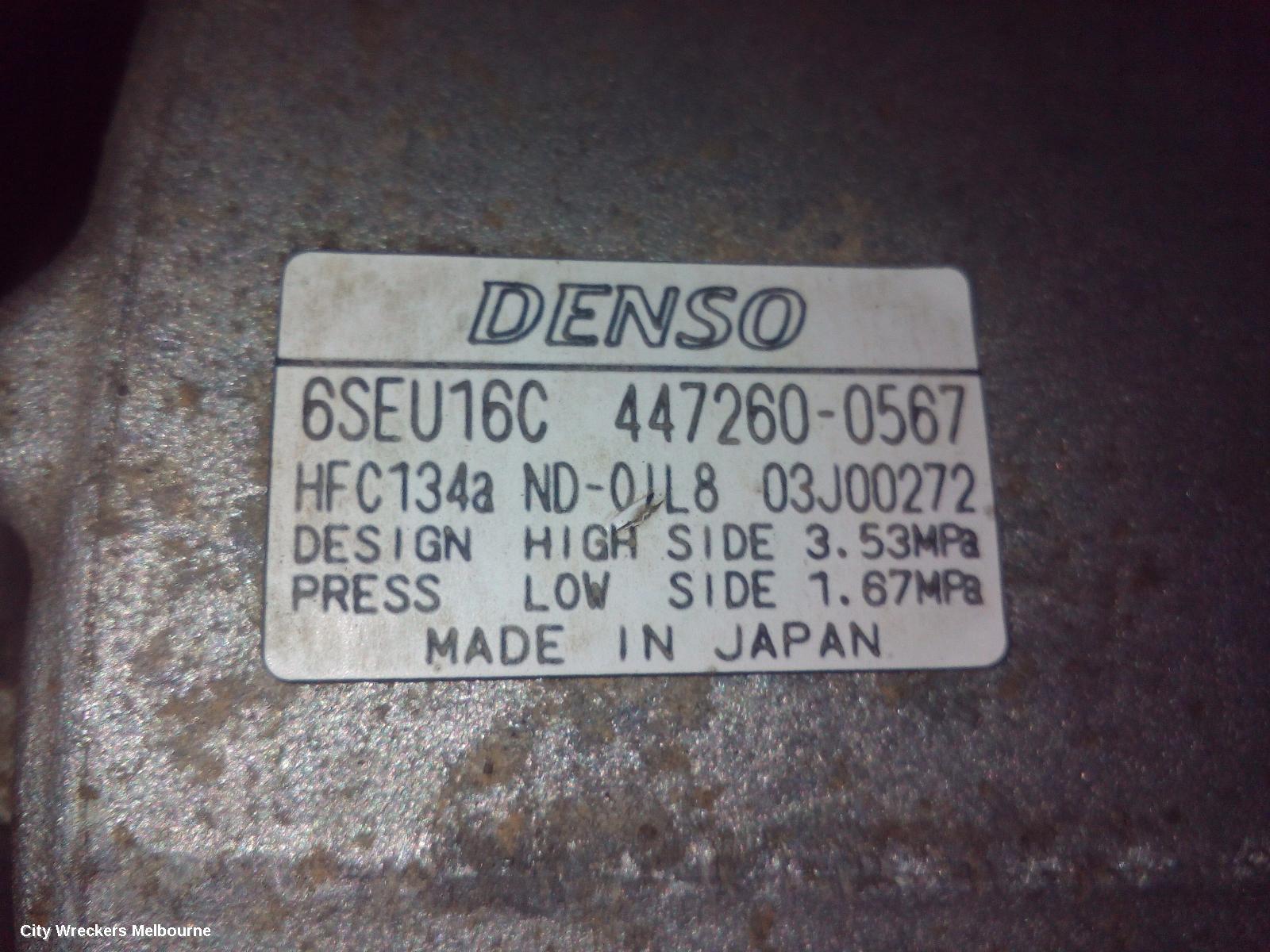 TOYOTA HIACE A/C COMPRESSOR, TRH, 2.7, 2TR-FE, PETROL, 03/2005 - 04/2019