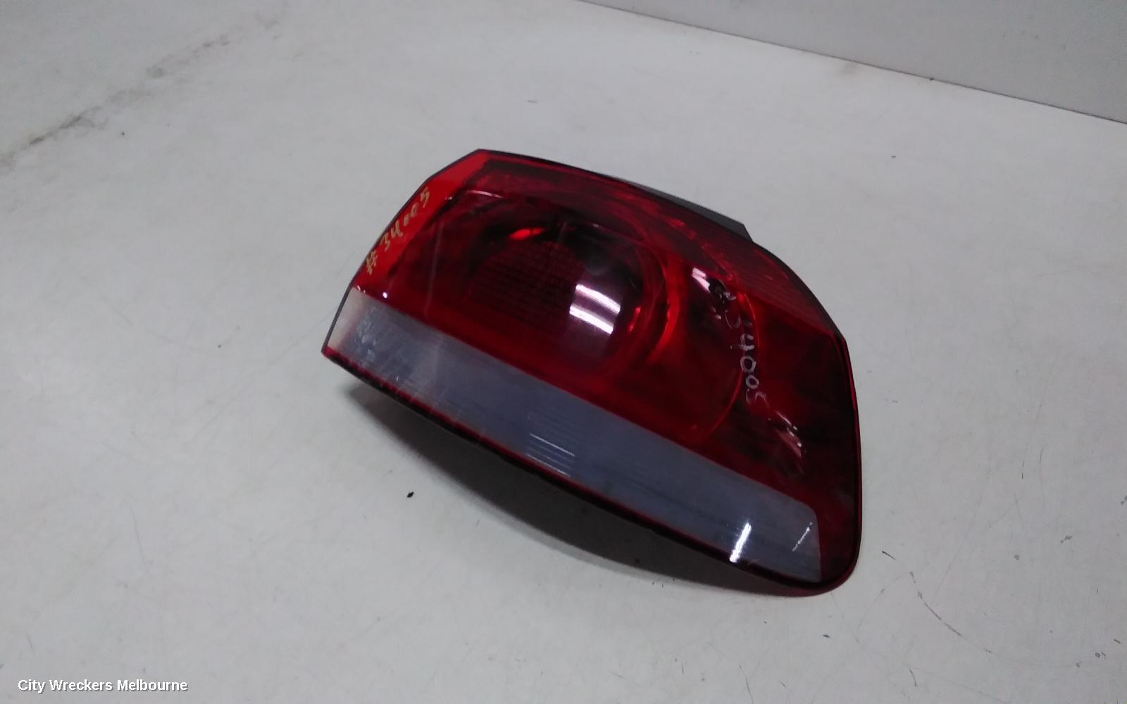 VOLKSWAGEN GOLF RIGHT TAILLIGHT, GEN 6, 3DR/5DR HATCH, 12/2008 - 03/2013