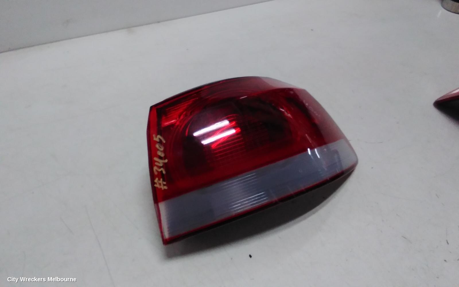 VOLKSWAGEN GOLF RIGHT TAILLIGHT, GEN 6, 3DR/5DR HATCH, 12/2008 - 03/2013