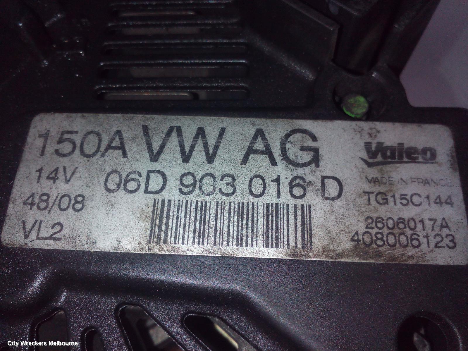 AUDI A6 ALTERNATOR, PETROL, 2.0, TURBO, C6/4F (A6), 09/2006 - 06/2011