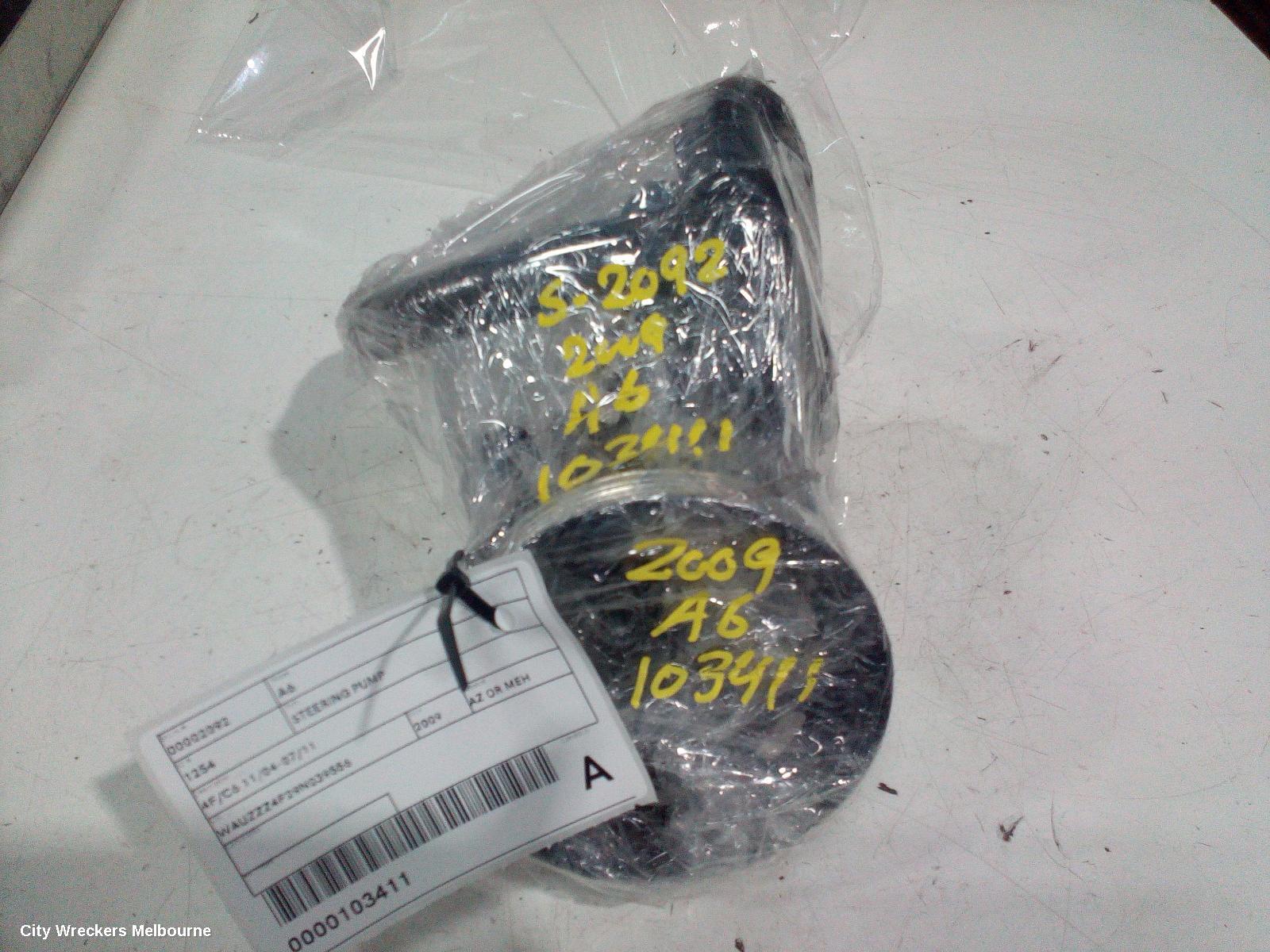 AUDI A6 STEERING PUMP, 4F/C6 11/2004 - 07/2011
