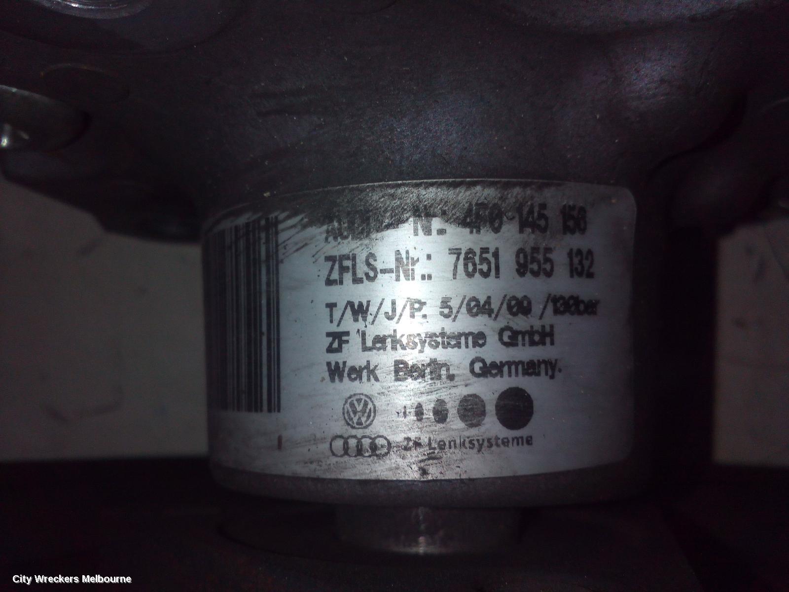 AUDI A6 STEERING PUMP, 4F/C6 11/2004 - 07/2011