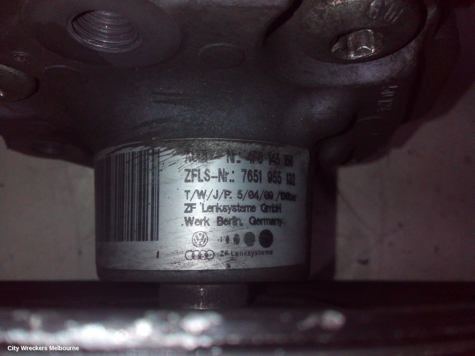 AUDI A6 STEERING PUMP, 4F/C6 11/2004 - 07/2011