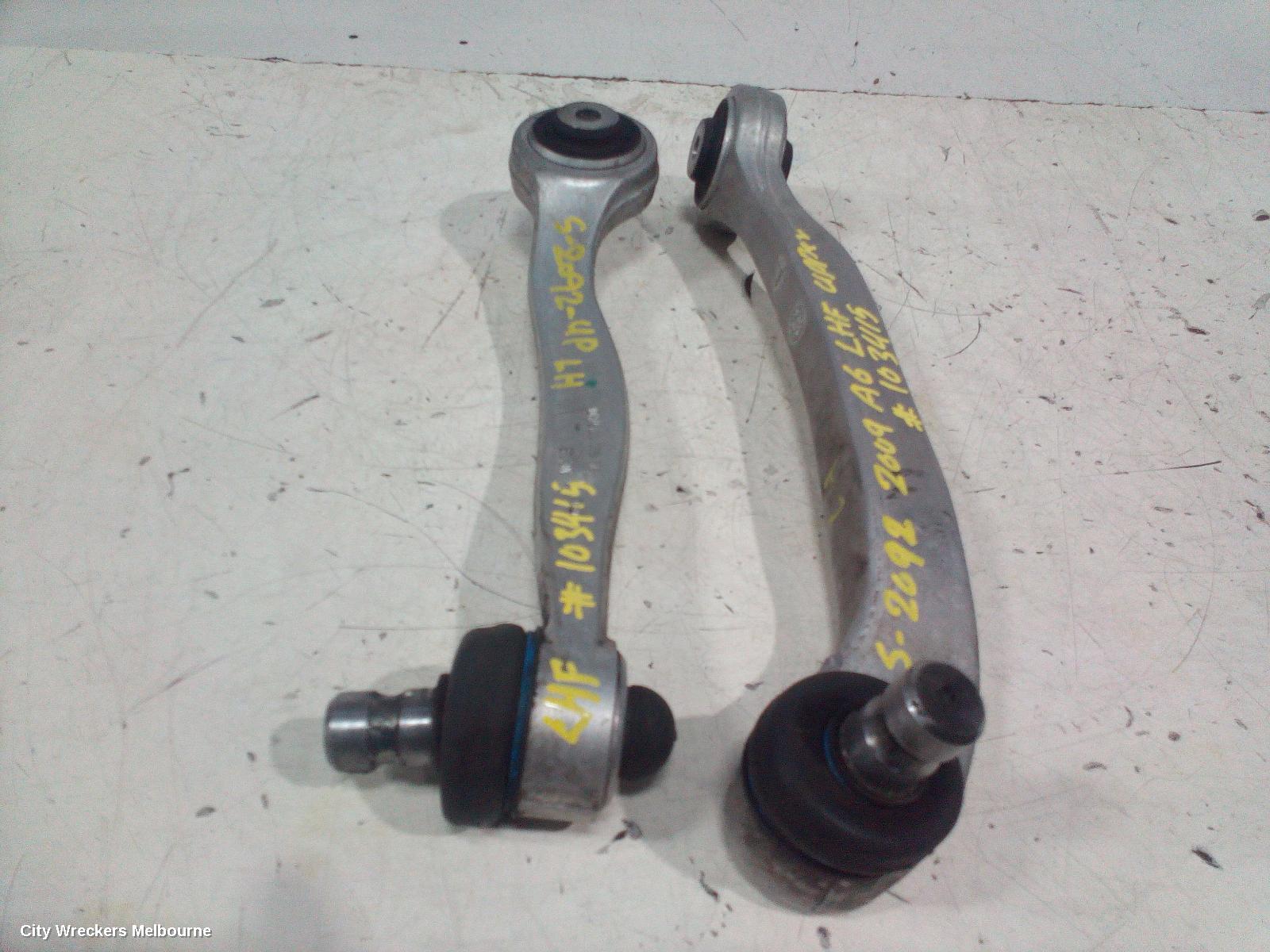 AUDI A6 LEFT FRONT UPPER CONTROL ARM, FRONT, 4F/C6, 11/2004 - 07/2011
