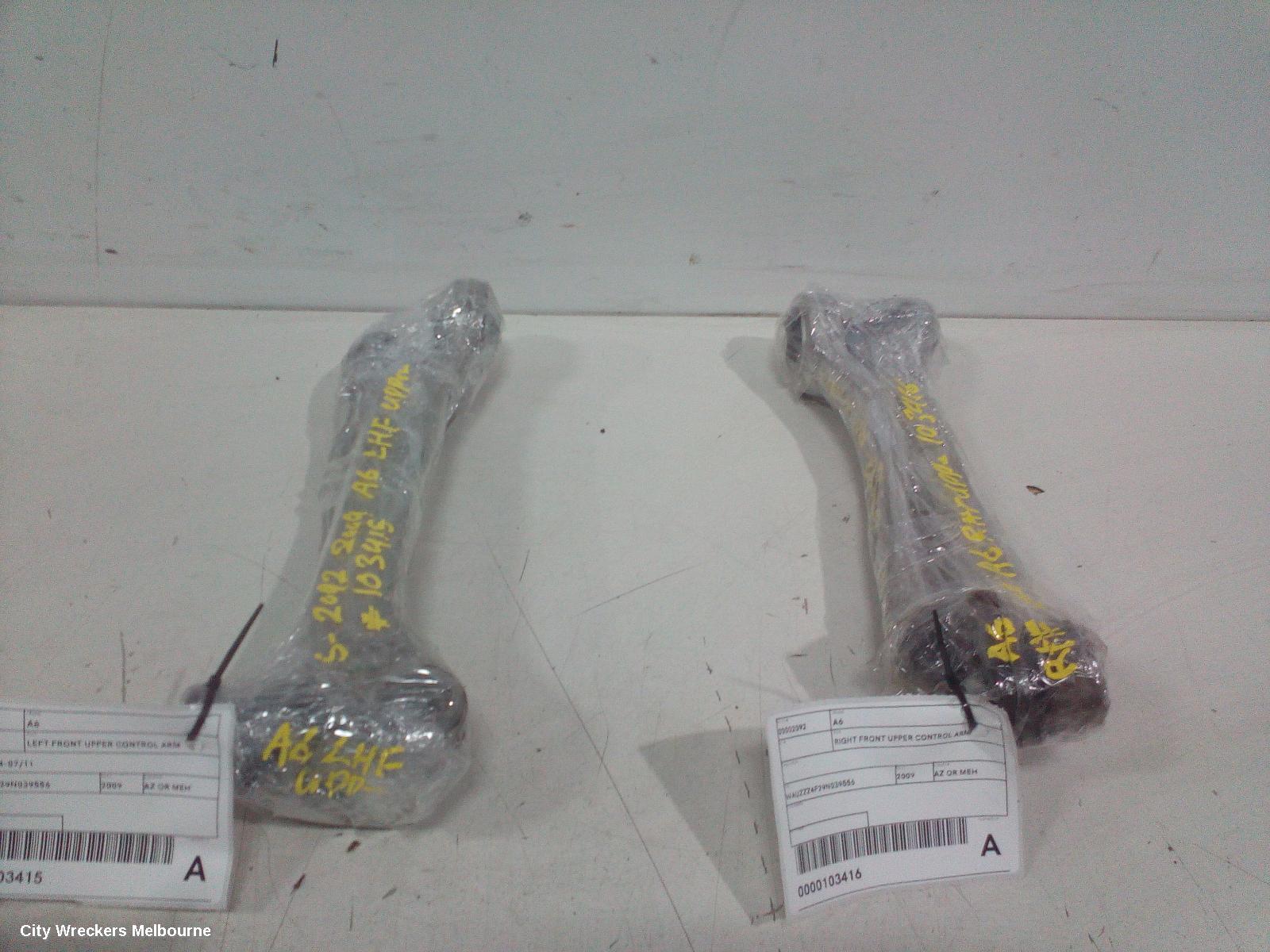 AUDI A6 LEFT FRONT UPPER CONTROL ARM, FRONT, 4F/C6, 11/2004 - 07/2011