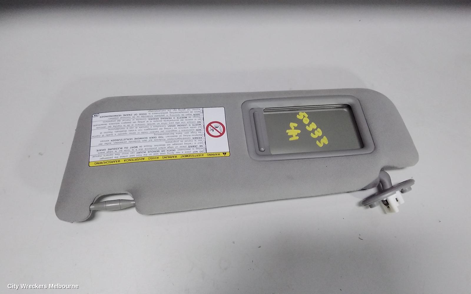 TOYOTA CAMRY SUNVISOR, ASV50/AVV50, LH SIDE, W/ LAMP TYPE, 12/2011 - 10/2017