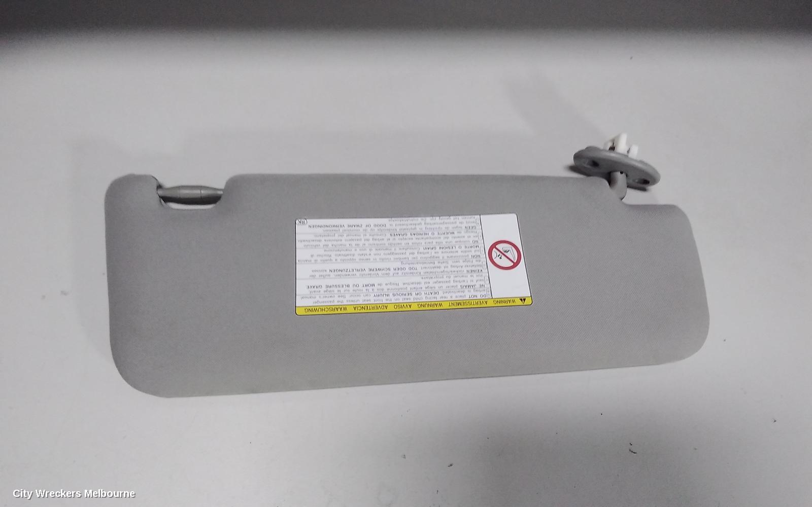 TOYOTA CAMRY SUNVISOR, ASV50/AVV50, LH SIDE, W/ LAMP TYPE, 12/2011 - 10/2017