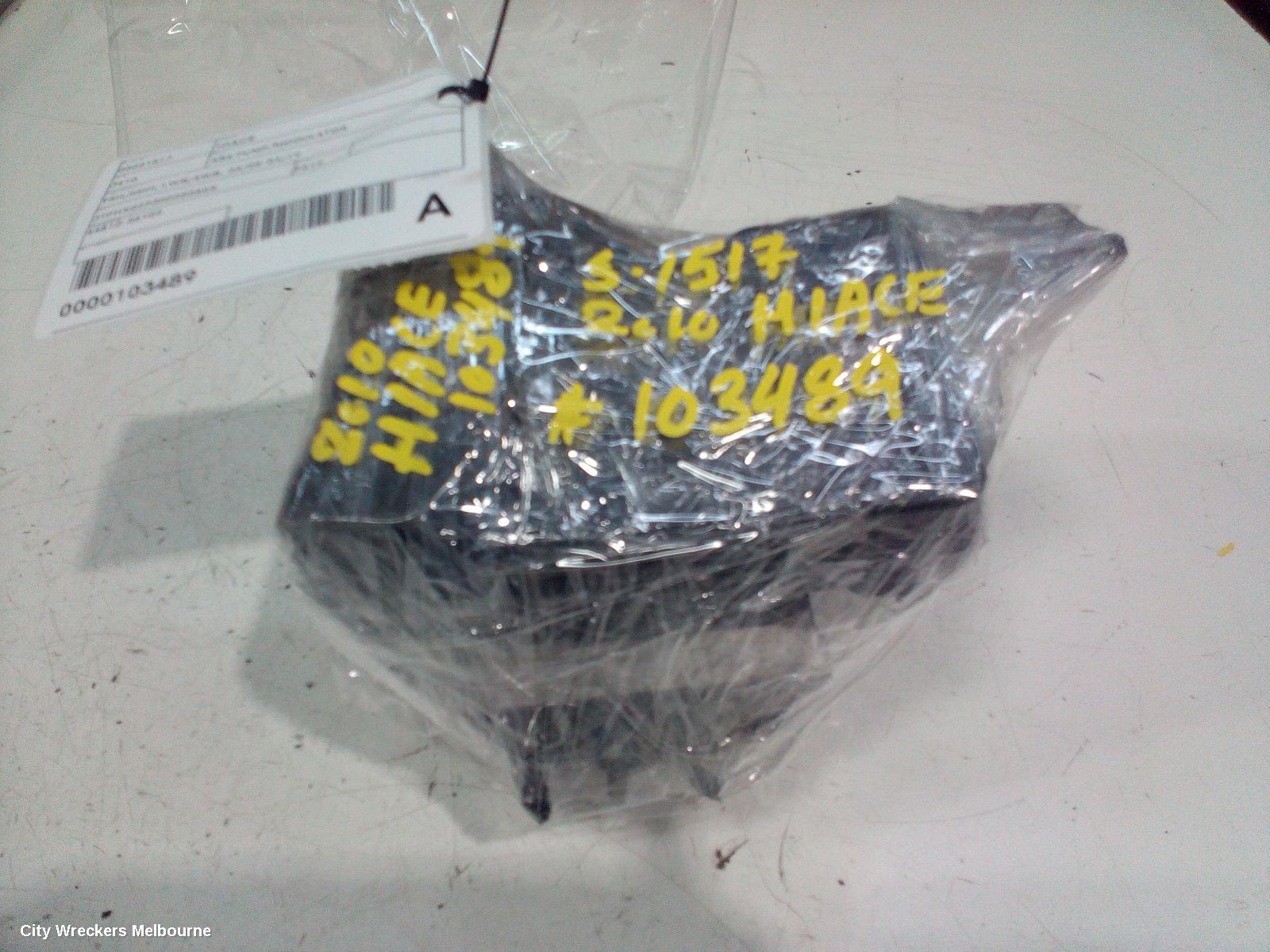 TOYOTA HIACE ABS PUMP/MODULATOR, TRH/KDH, LWB/SWB, 03/2005 - 04/2019