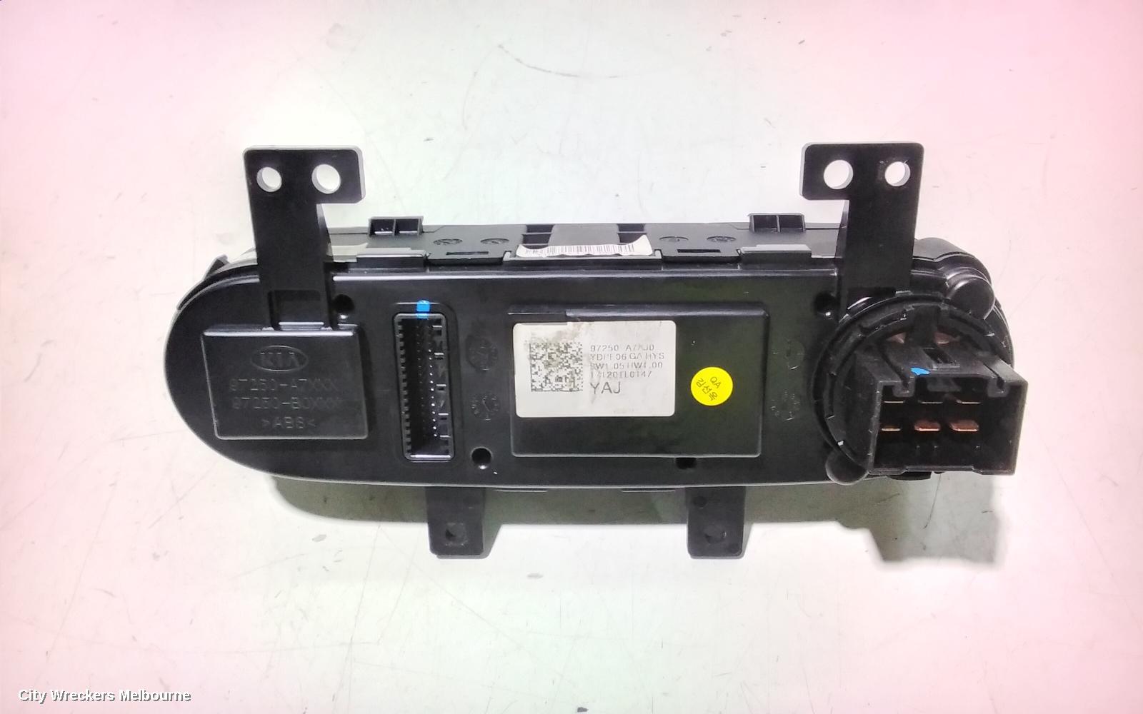 KIA CERATO HEATER/AC CONTROLS, NON CLIMATE CONTROL TYPE, BD, 04/2018 ONWARDS