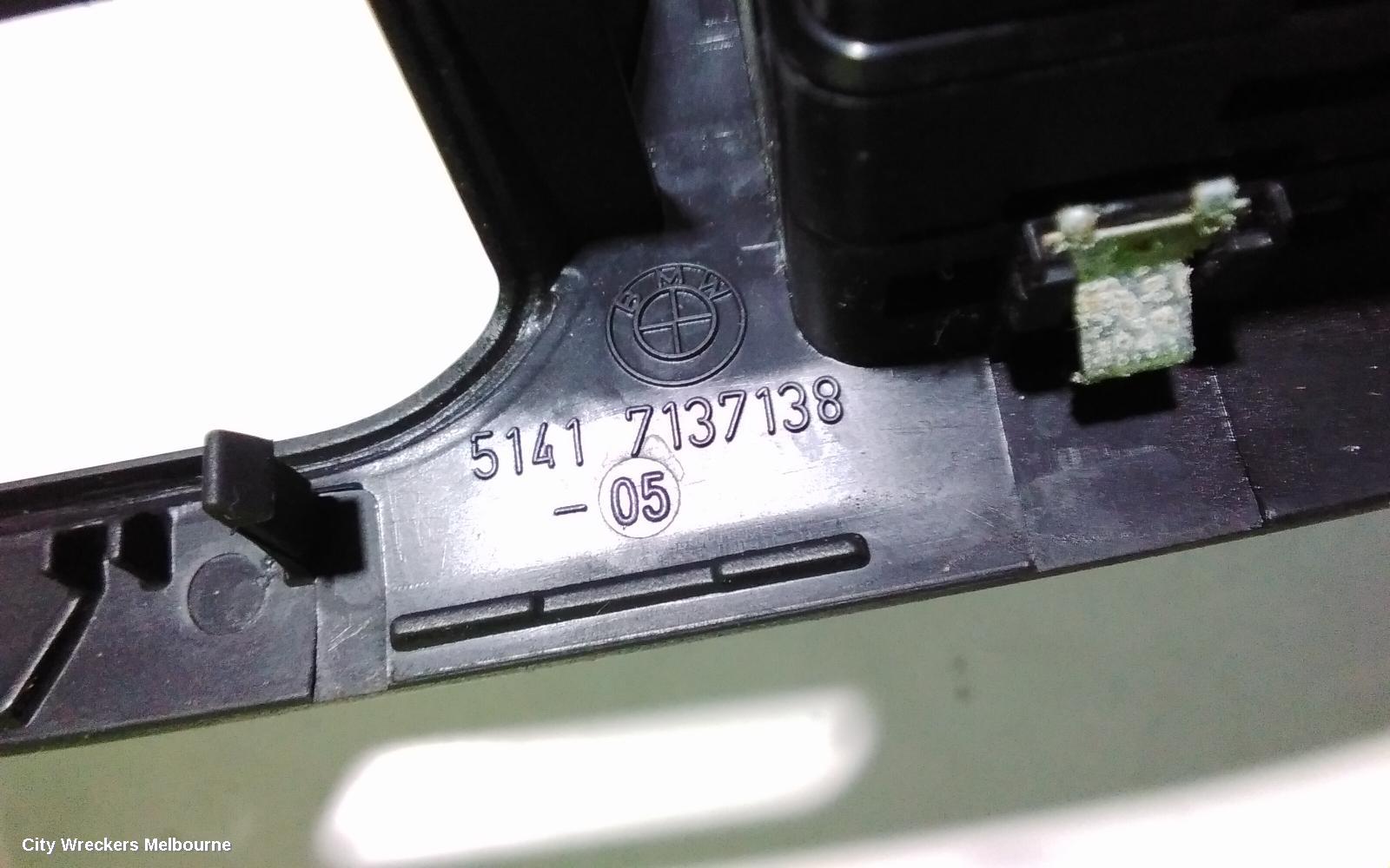 BMW X5 PWR DR WIND SWITCH, RH FRONT (MASTER SWITCH), E70, 03/2007 - 08/2013