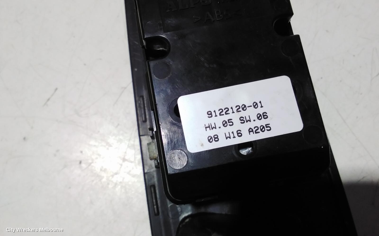 BMW X5 PWR DR WIND SWITCH, RH FRONT (MASTER SWITCH), E70, 03/2007 - 08/2013
