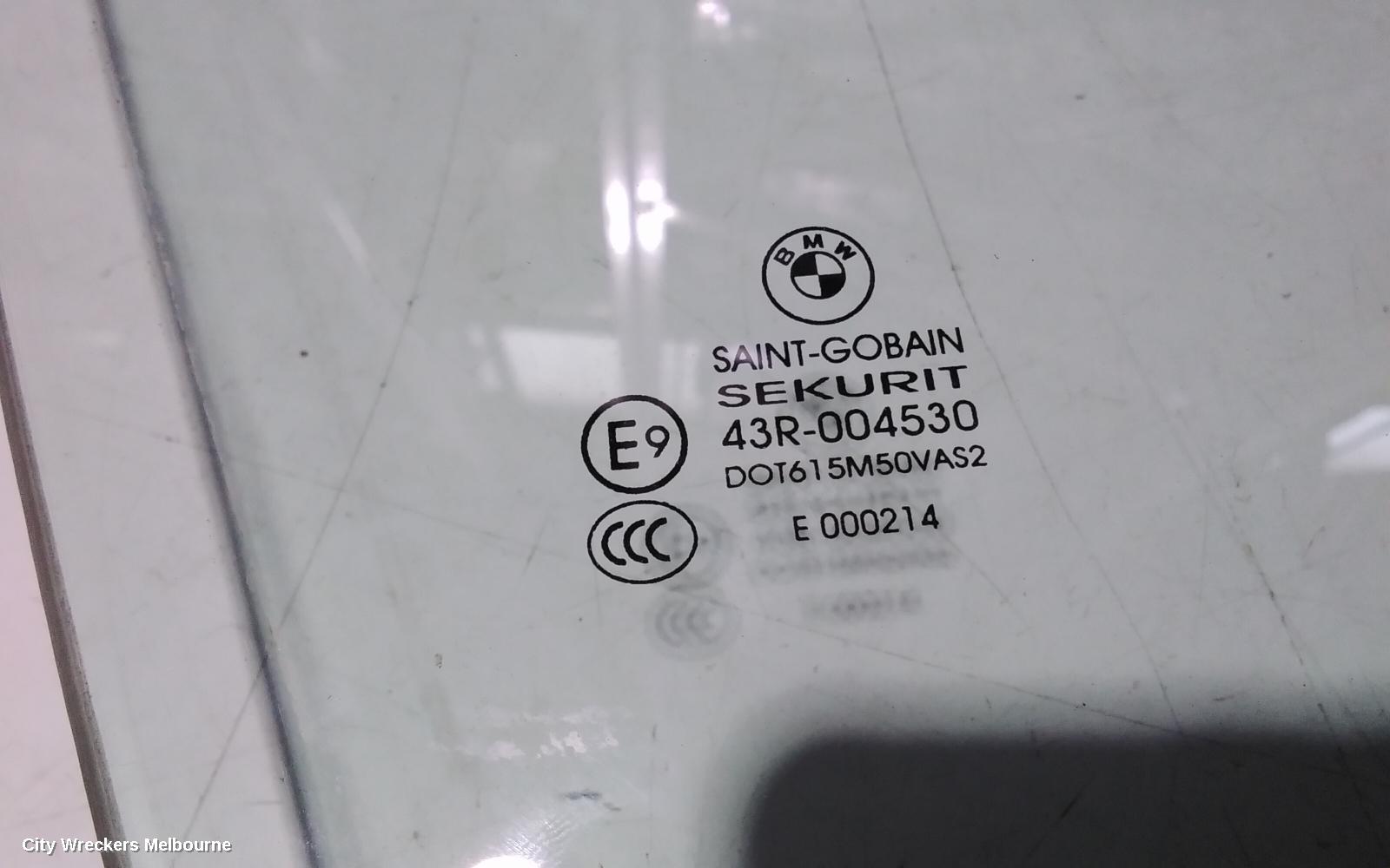BMW X5 RIGHT FRONT DOOR WINDOW, E70, 12/2006 - 08/2013