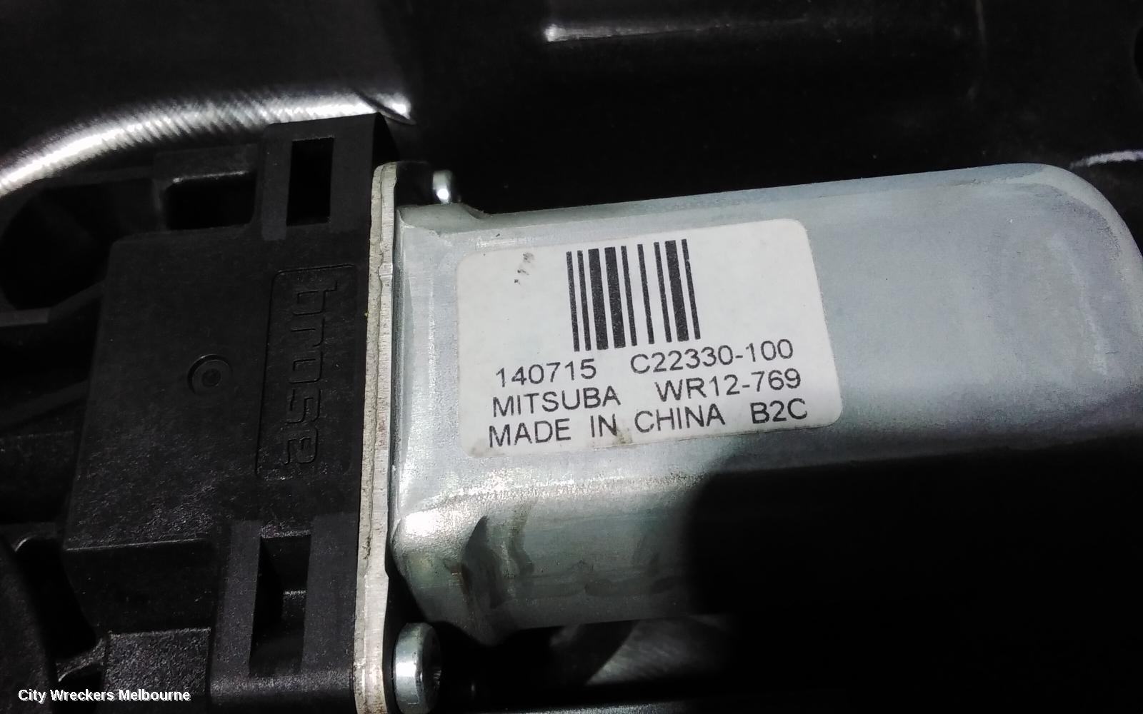 DODGE JOURNEY RIGHT FRONT WINDOW REG/MOTOR, JC, POWER, 05/2008 - 12/2016