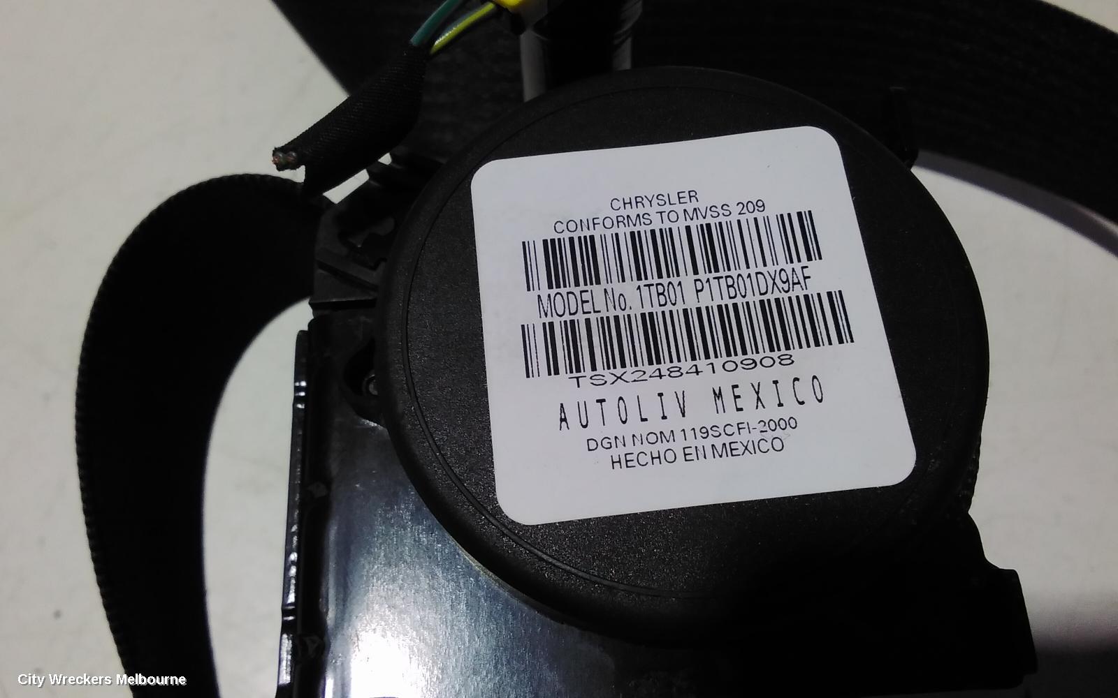 DODGE JOURNEY SEATBELT/STALK, LH FRONT, SEAT BELT ONLY, JC, 05/2008 - 12/2016