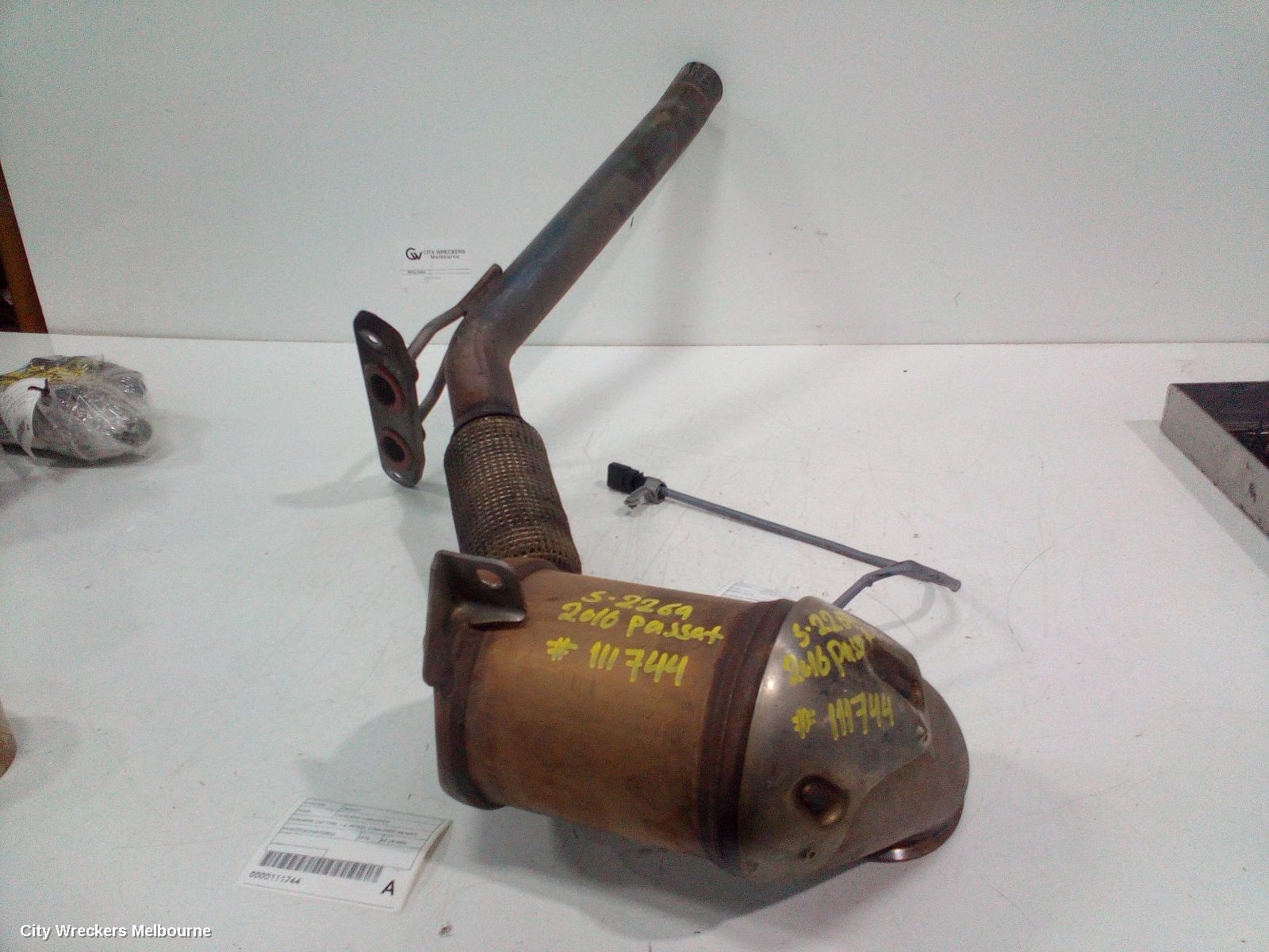 VOLKSWAGEN PASSAT CATALYTIC CONVERTER, DOWNPIPE-CAT TYPE, 1.8, PETROL, CJSA CODE, B8/MK7, 06/2015 - 10/2019