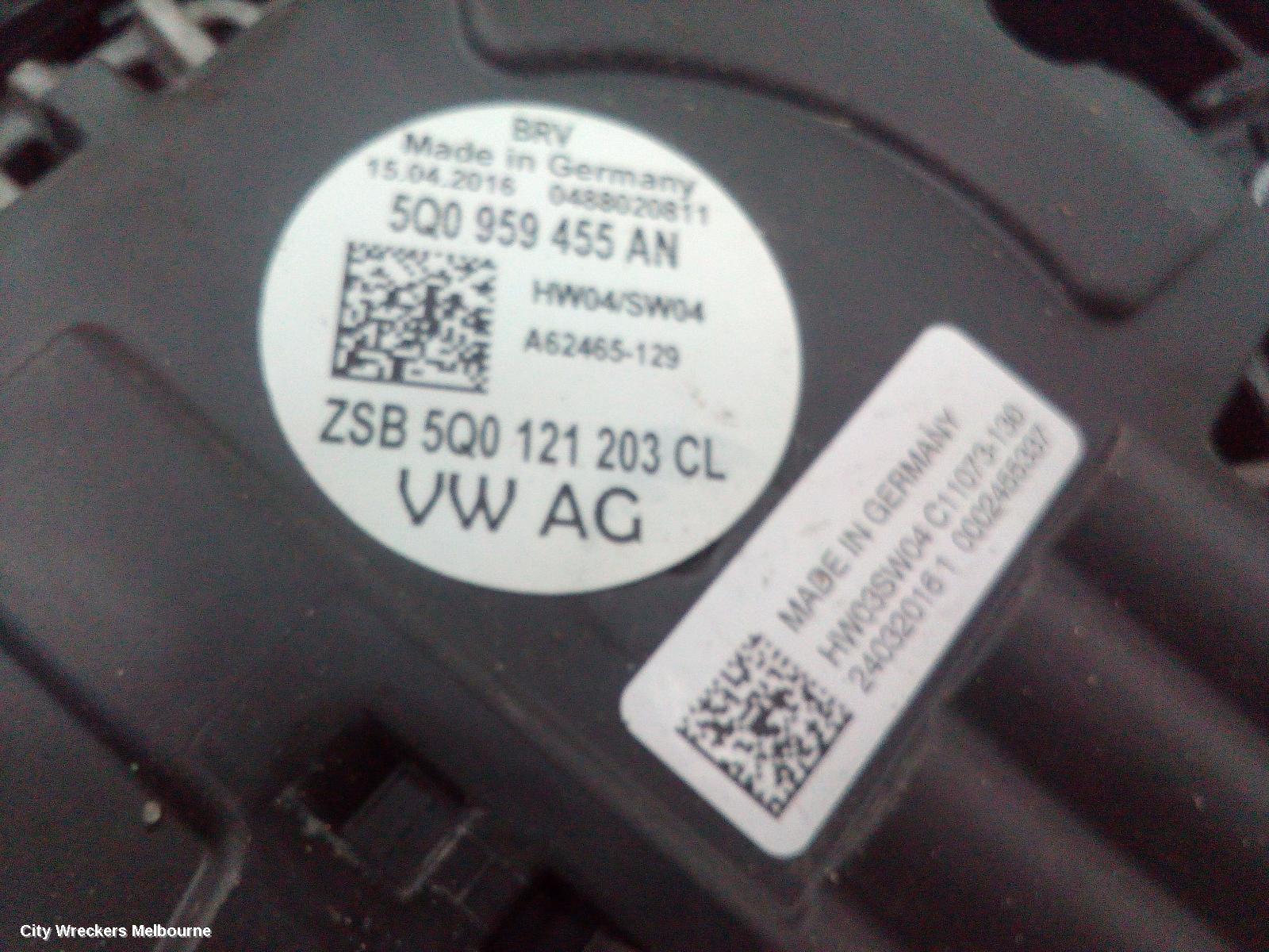 VOLKSWAGEN PASSAT FAN, SINGLE FAN ASSY, PETROL, B8/MK7, 06/2015 - 06/2021