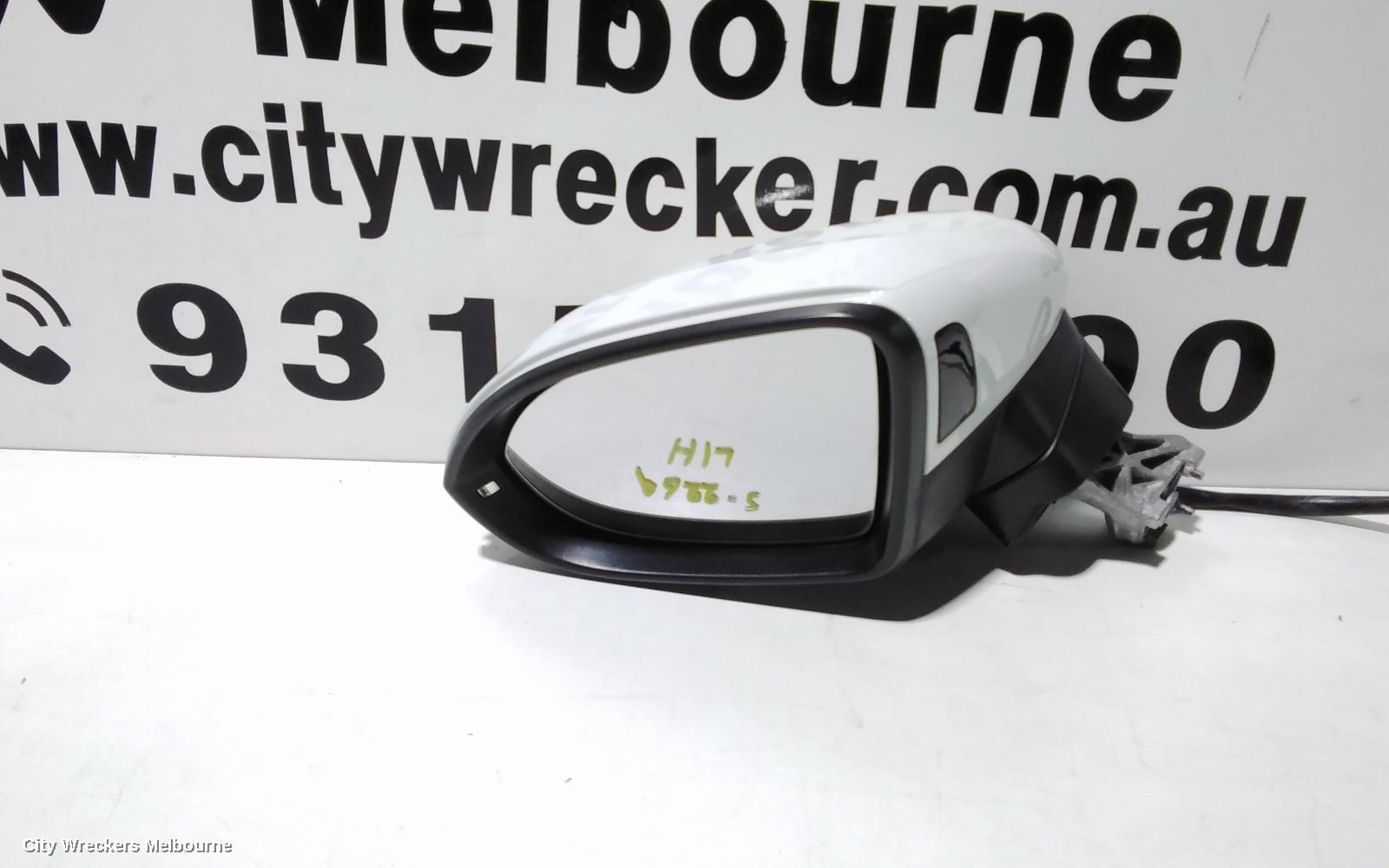 VOLKSWAGEN PASSAT LEFT DOOR MIRROR, B8/MK7, NON POWER FOLD TYPE, 06/2015 ONWARDS