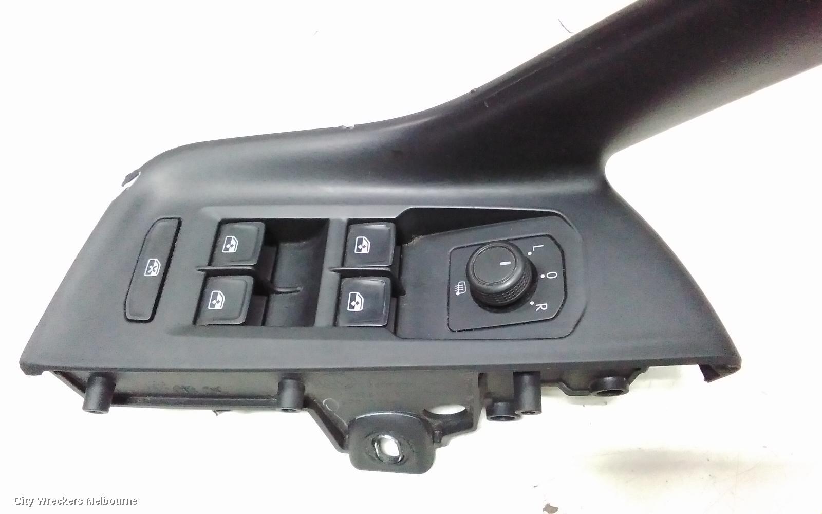 VOLKSWAGEN PASSAT PWR DR WIND SWITCH, RH FRONT (MASTER SWITCH), NON POWER FOLD TYPE, B8/MK7, 06/2015 ONWARDS