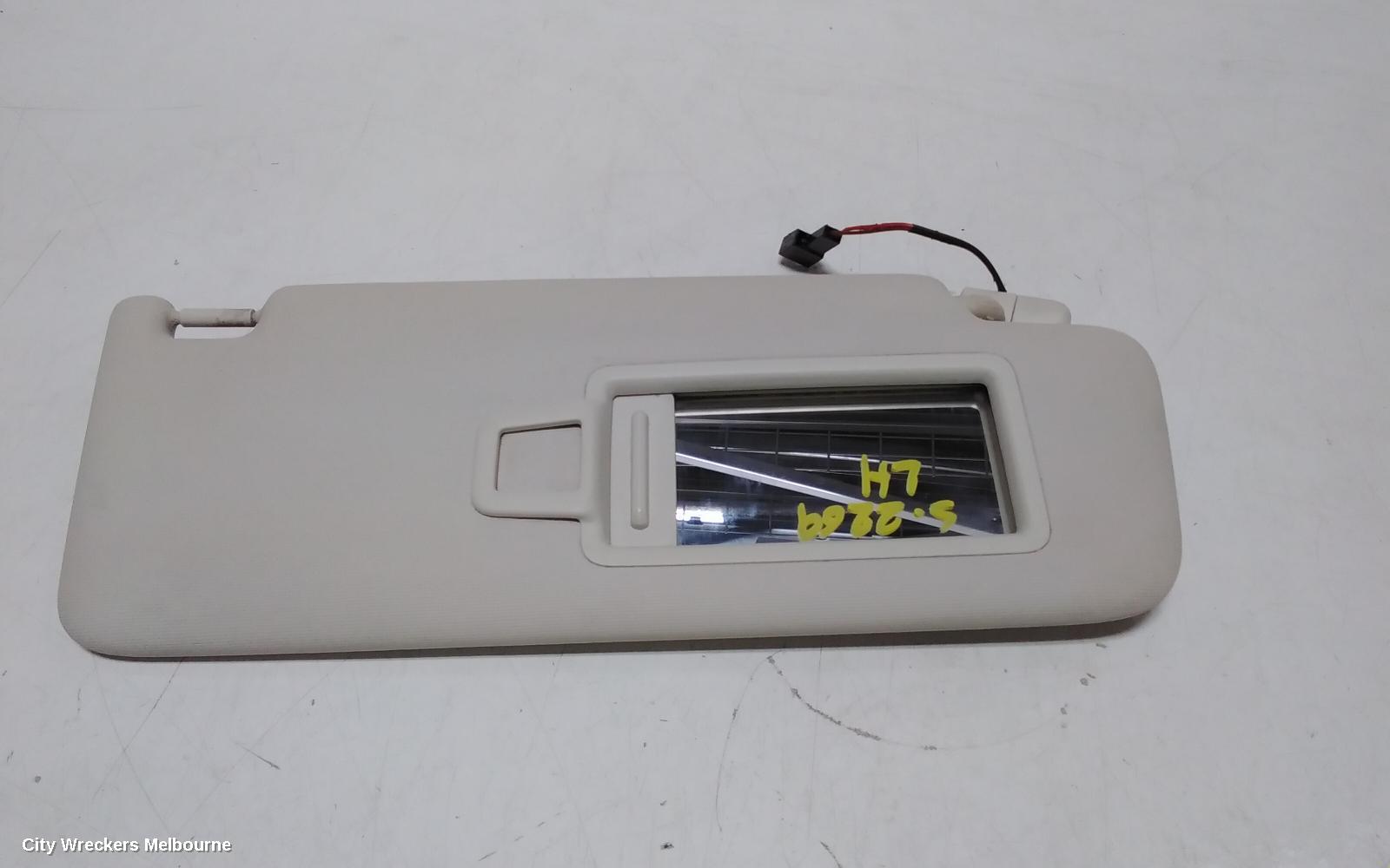 VOLKSWAGEN PASSAT SUNVISOR, B8/MK7, LH SIDE, GREY, 06/2015 - 05/2023