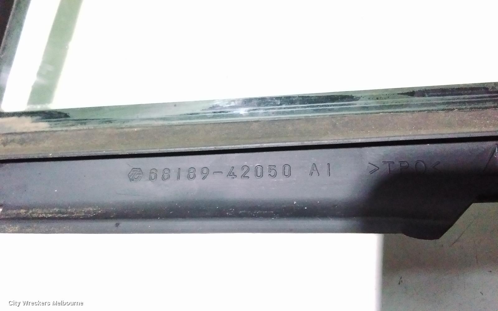 TOYOTA RAV4 LEFT REAR 1/4 DOOR GLASS, XA40, 12/2012 - 12/2018