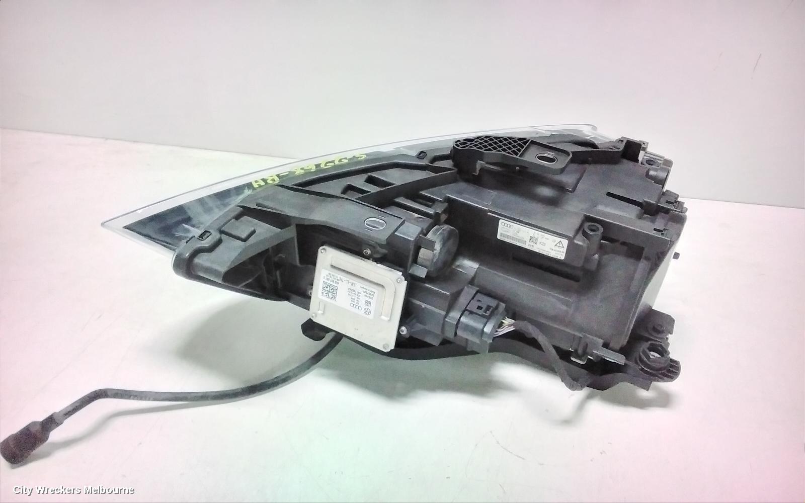 AUDI Q3 RIGHT HEADLAMP, 8U, Q3/RSQ3, XENON, NON ADAPTIVE TYPE, 03/2012 - 10/2014