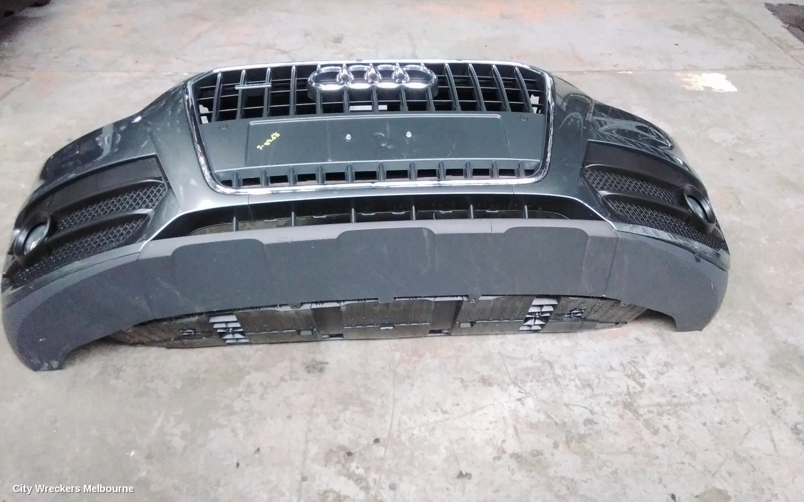 AUDI Q3 FRONT BUMPER, BUMPER BAR, 3 PIECES (ASSY), W/ PARK SENSOR TYPE, 8U, Q3, QUATTRO, 03/2012 - 10/2014