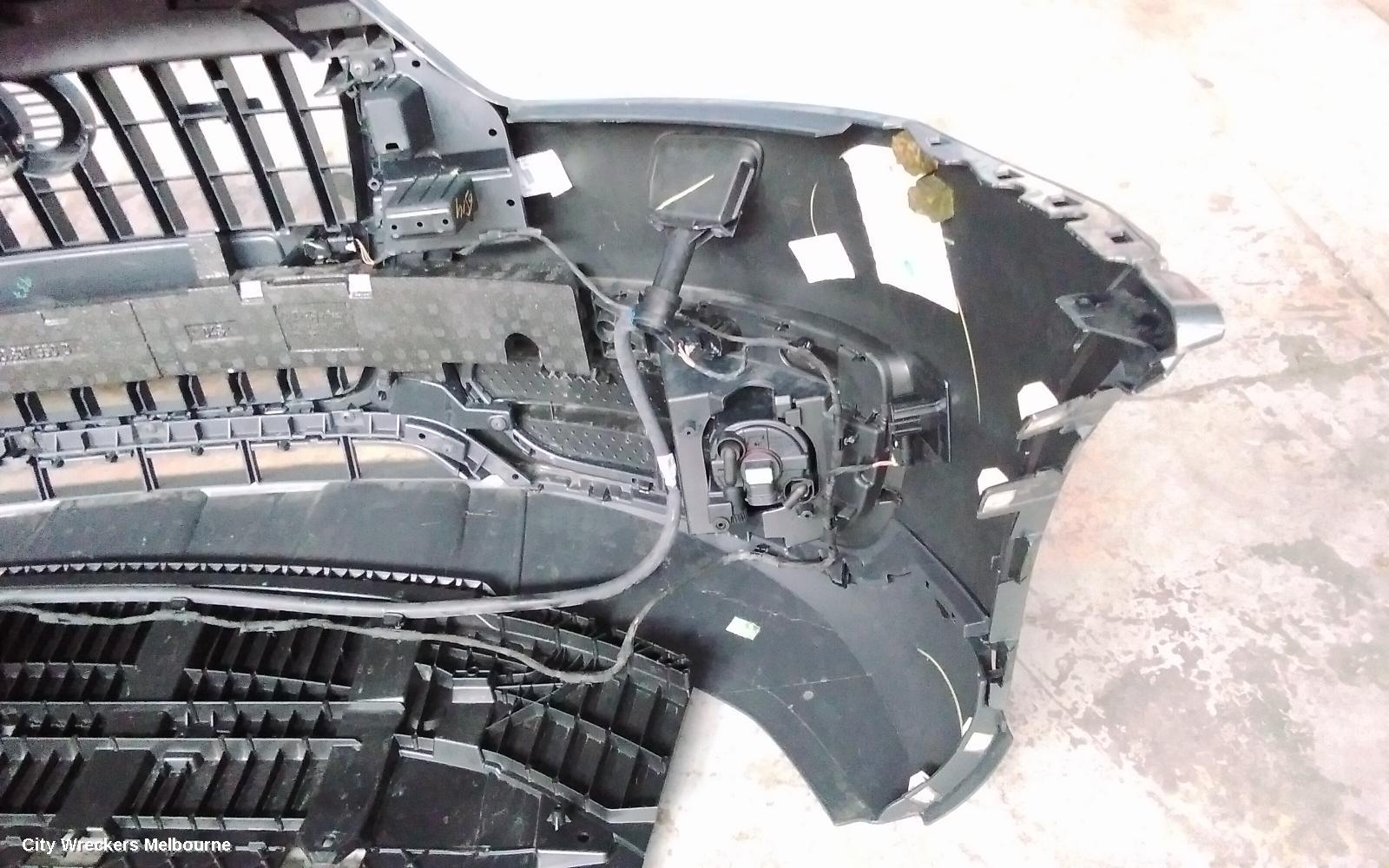 AUDI Q3 FRONT BUMPER, BUMPER BAR, 3 PIECES (ASSY), W/ PARK SENSOR TYPE, 8U, Q3, QUATTRO, 03/2012 - 10/2014