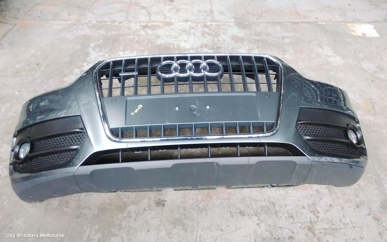 AUDI Q3 FRONT BUMPER, BUMPER BAR, 3 PIECES (ASSY), W/ PARK SENSOR TYPE, 8U, Q3, QUATTRO, 03/2012 - 10/2014