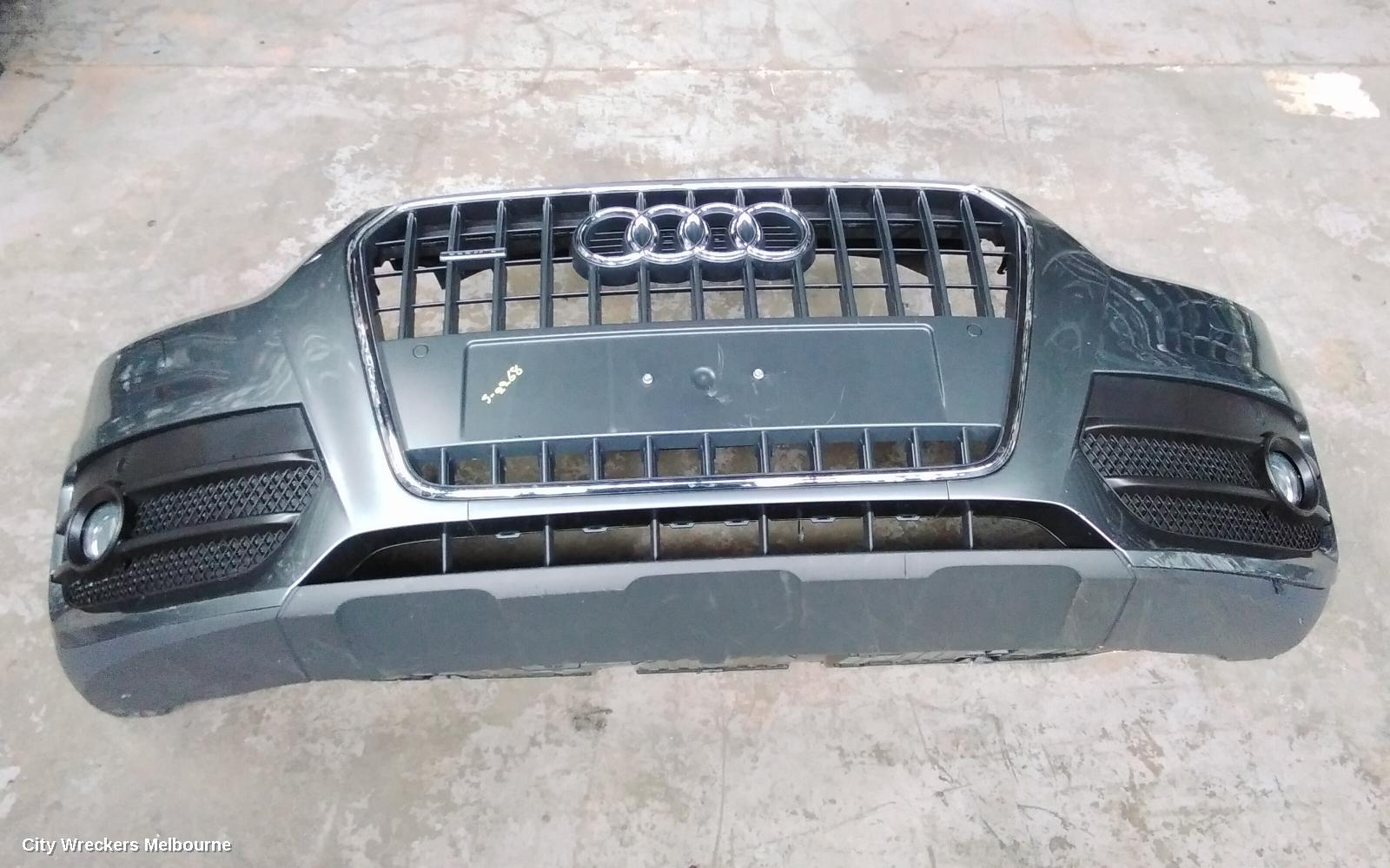 AUDI Q3 FRONT BUMPER, BUMPER BAR, 3 PIECES (ASSY), W/ PARK SENSOR TYPE, 8U, Q3, QUATTRO, 03/2012 - 10/2014
