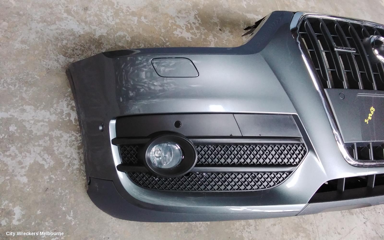 AUDI Q3 FRONT BUMPER, BUMPER BAR, 3 PIECES (ASSY), W/ PARK SENSOR TYPE, 8U, Q3, QUATTRO, 03/2012 - 10/2014