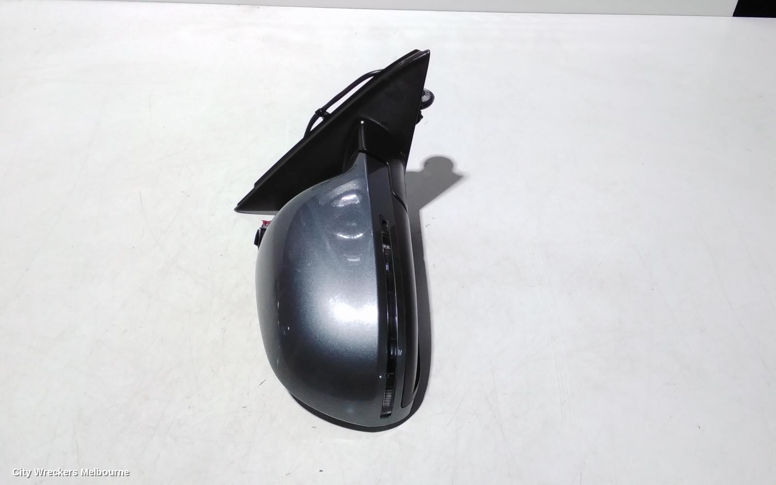 AUDI Q3 RIGHT DOOR MIRROR, POWER, NON AUTO FOLD, NON HEATED, W/ LANE ASSIST, 8U, 03/2012 - 12/2018