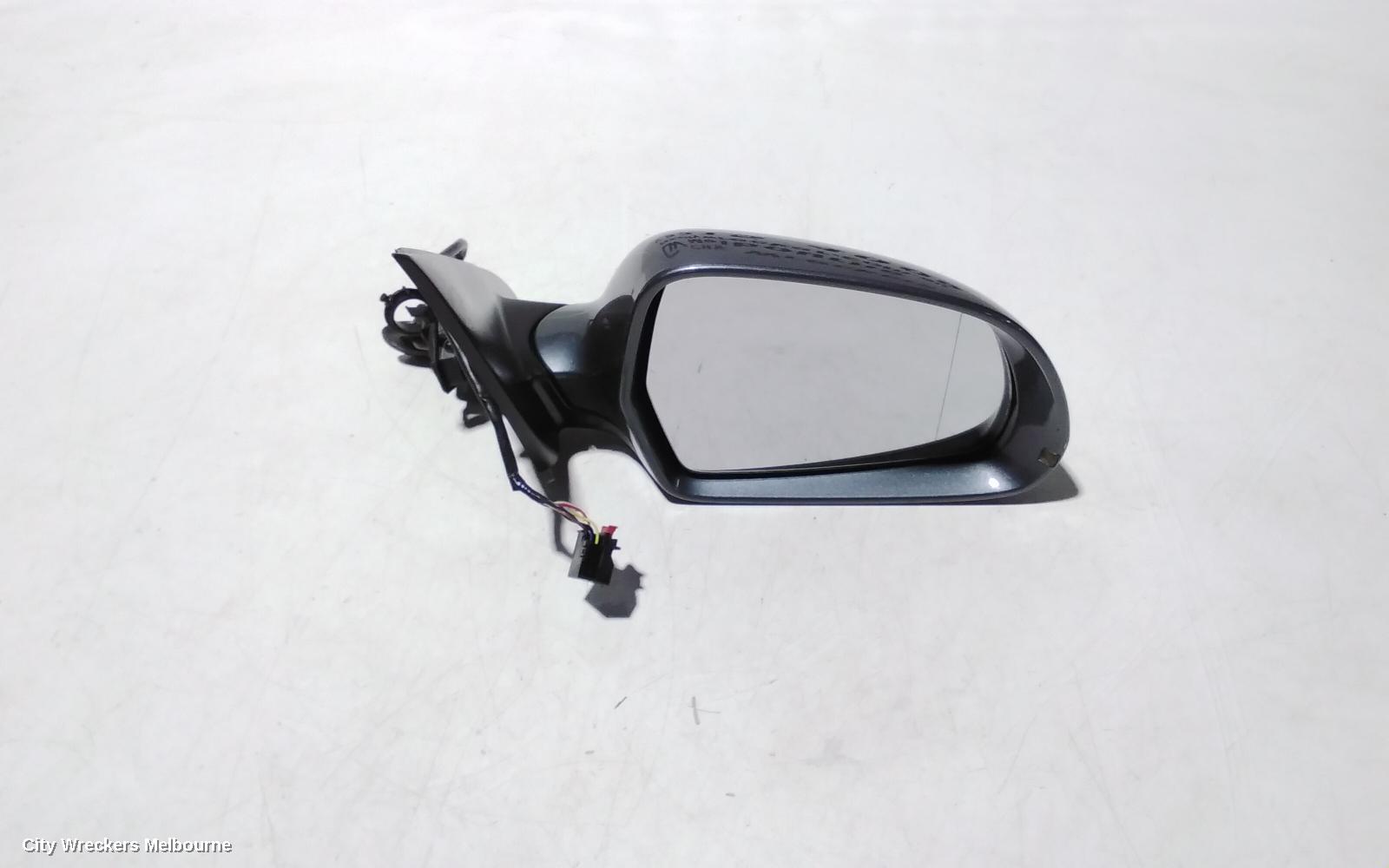 AUDI Q3 RIGHT DOOR MIRROR, POWER, NON AUTO FOLD, NON HEATED, W/ LANE ASSIST, 8U, 03/2012 - 12/2018