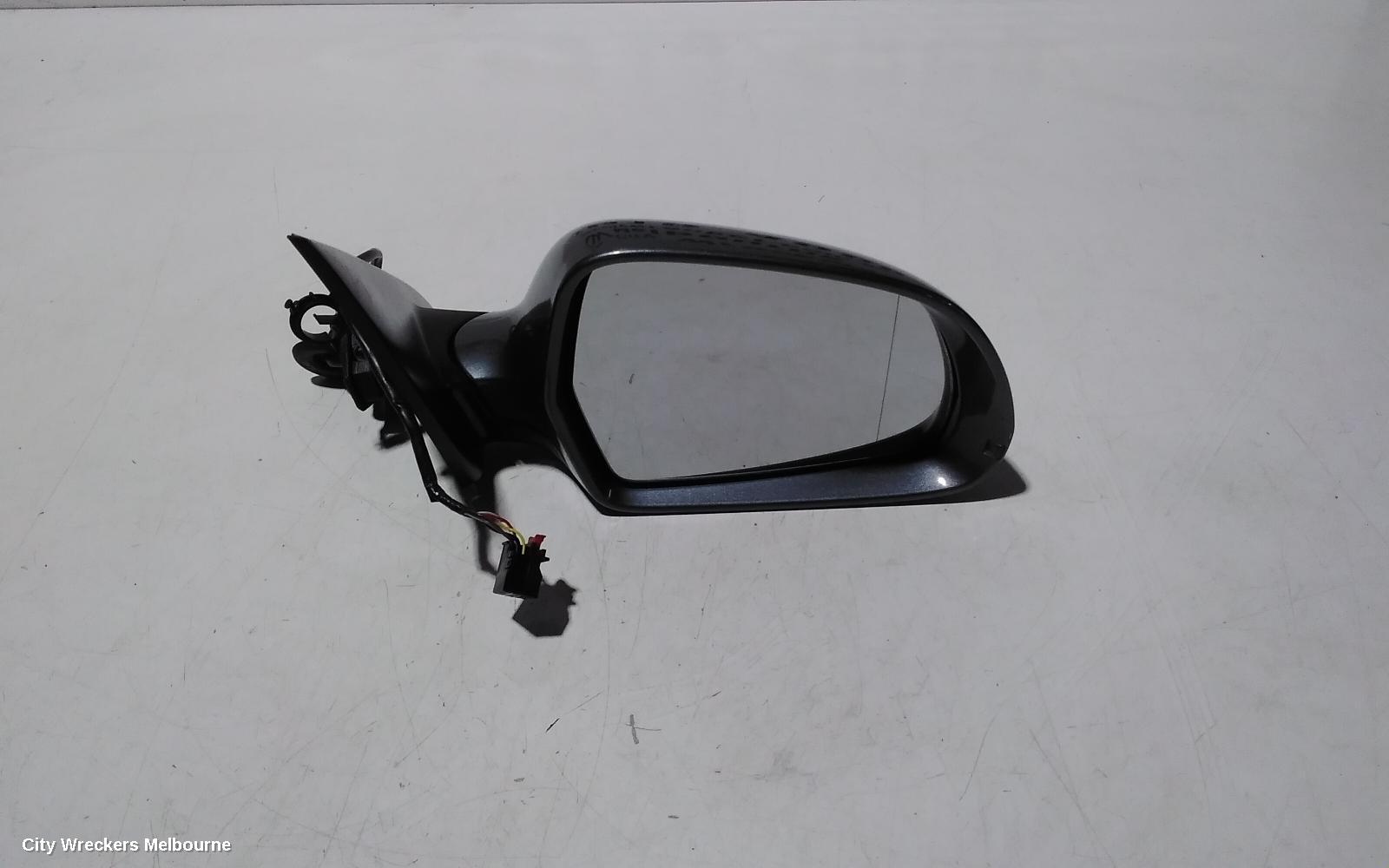 AUDI Q3 RIGHT DOOR MIRROR, POWER, NON AUTO FOLD, NON HEATED, W/ LANE ASSIST, 8U, 03/2012 - 12/2018