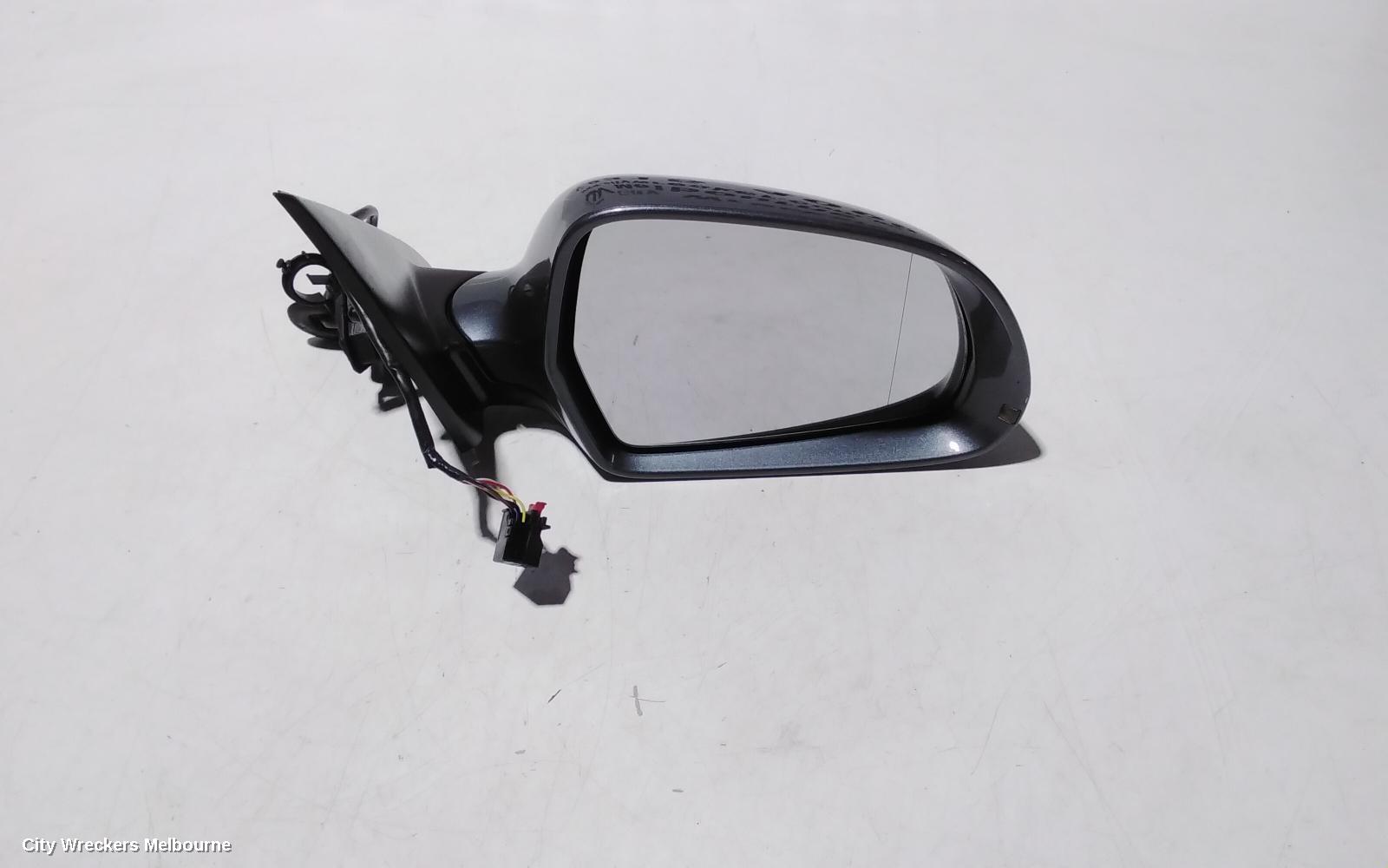 AUDI Q3 RIGHT DOOR MIRROR, POWER, NON AUTO FOLD, NON HEATED, W/ LANE ASSIST, 8U, 03/2012 - 12/2018