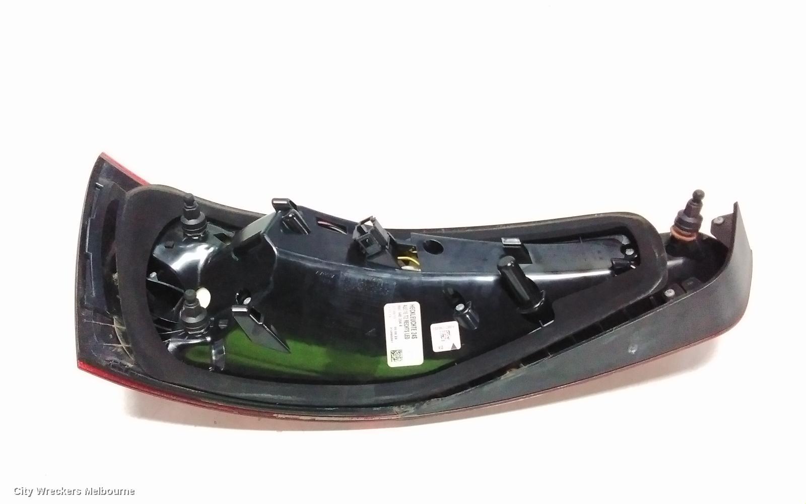 AUDI Q3 RIGHT TAILLIGHT, IN TAILGATE, 8U, Q3/RSQ3, LED TYPE (10TH VIN DIGIT C,D,E), 03/2012 - 02/2015