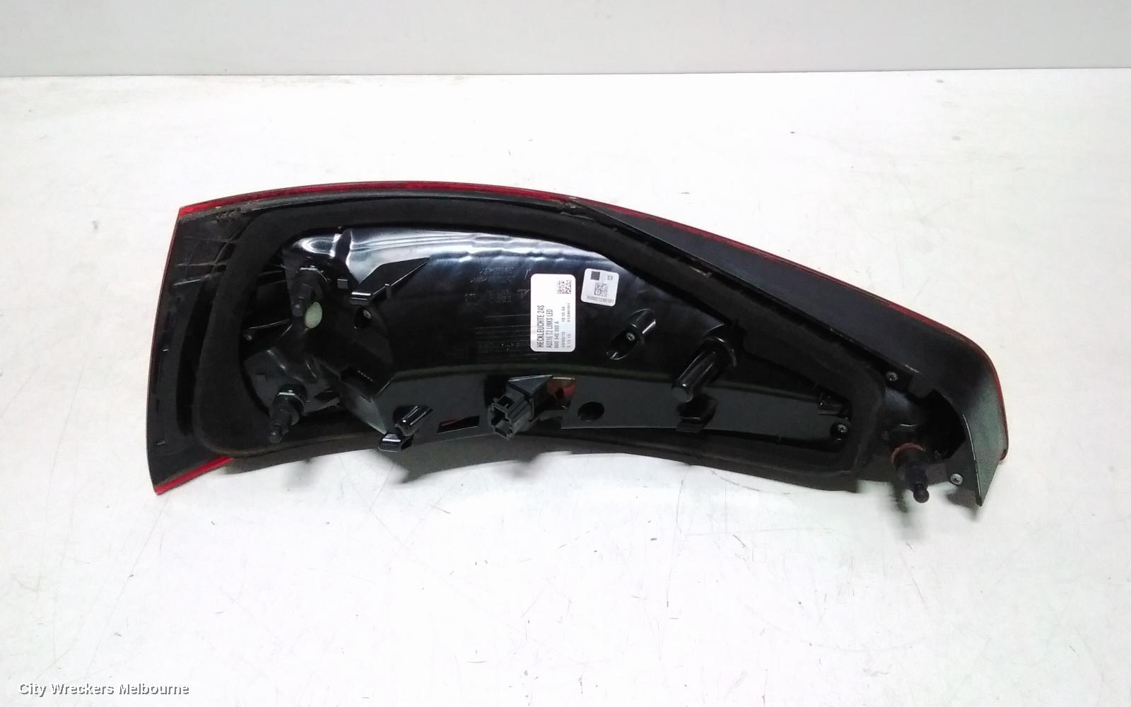 AUDI Q3 LEFT TAILLIGHT, IN TAILGATE, 8U, Q3/RSQ3, LED TYPE (10TH VIN DIGIT C,D,E), 03/2012 - 02/2015