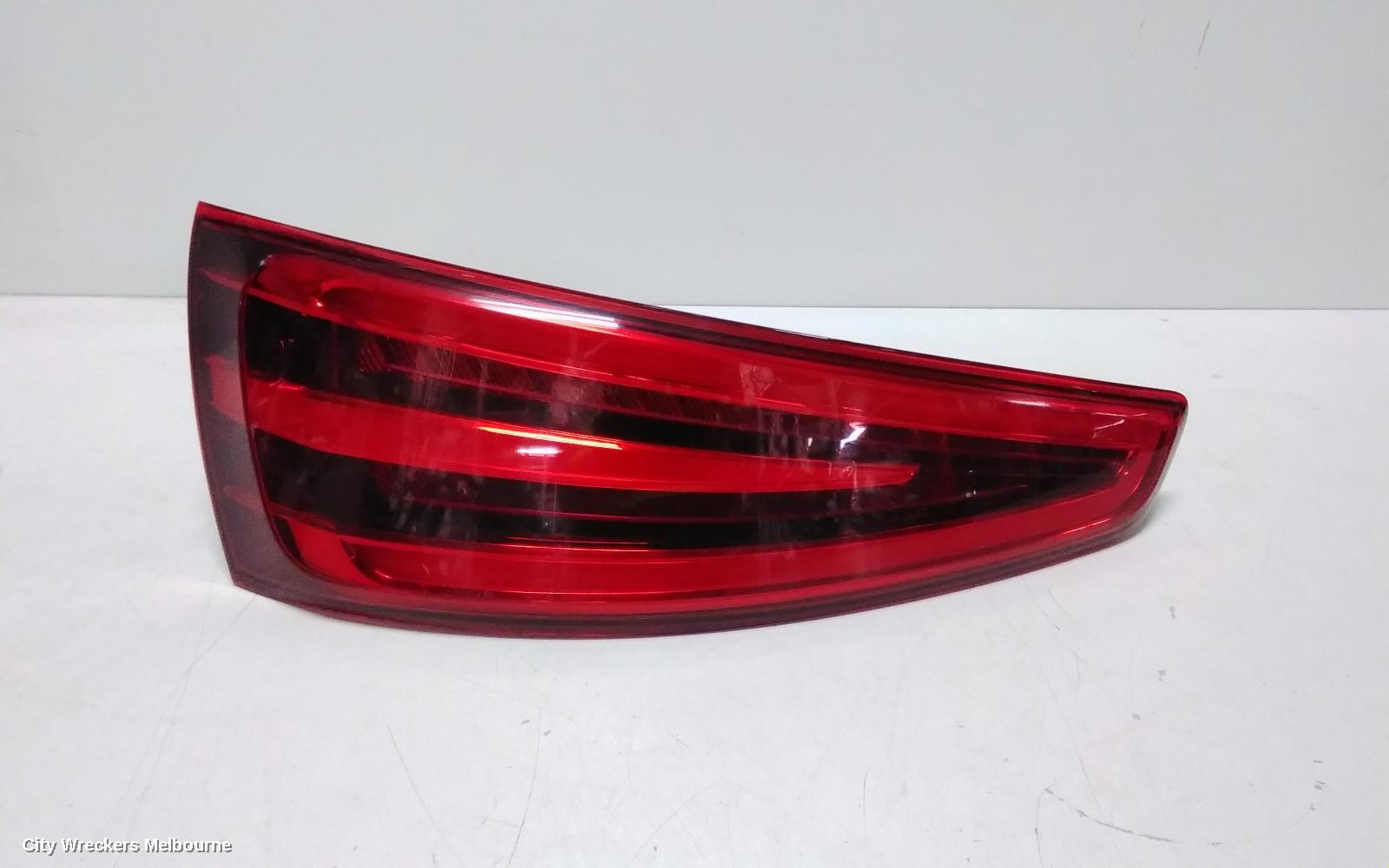 AUDI Q3 LEFT TAILLIGHT, IN TAILGATE, 8U, Q3/RSQ3, LED TYPE (10TH VIN DIGIT C,D,E), 03/2012 - 02/2015