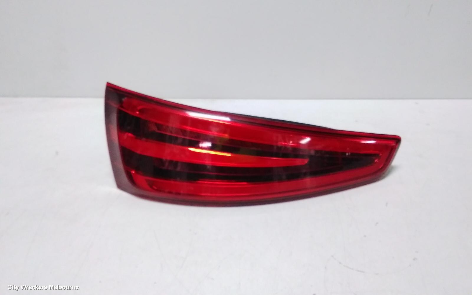 AUDI Q3 LEFT TAILLIGHT, IN TAILGATE, 8U, Q3/RSQ3, LED TYPE (10TH VIN DIGIT C,D,E), 03/2012 - 02/2015