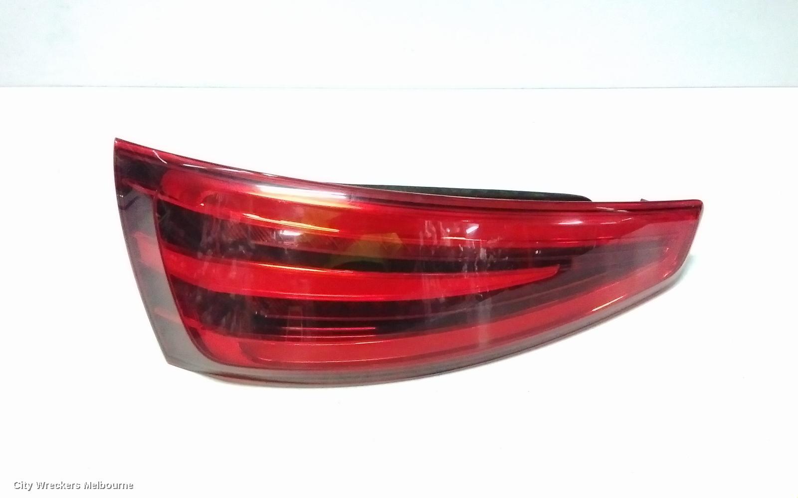 AUDI Q3 LEFT TAILLIGHT, IN TAILGATE, 8U, Q3/RSQ3, LED TYPE (10TH VIN DIGIT C,D,E), 03/2012 - 02/2015