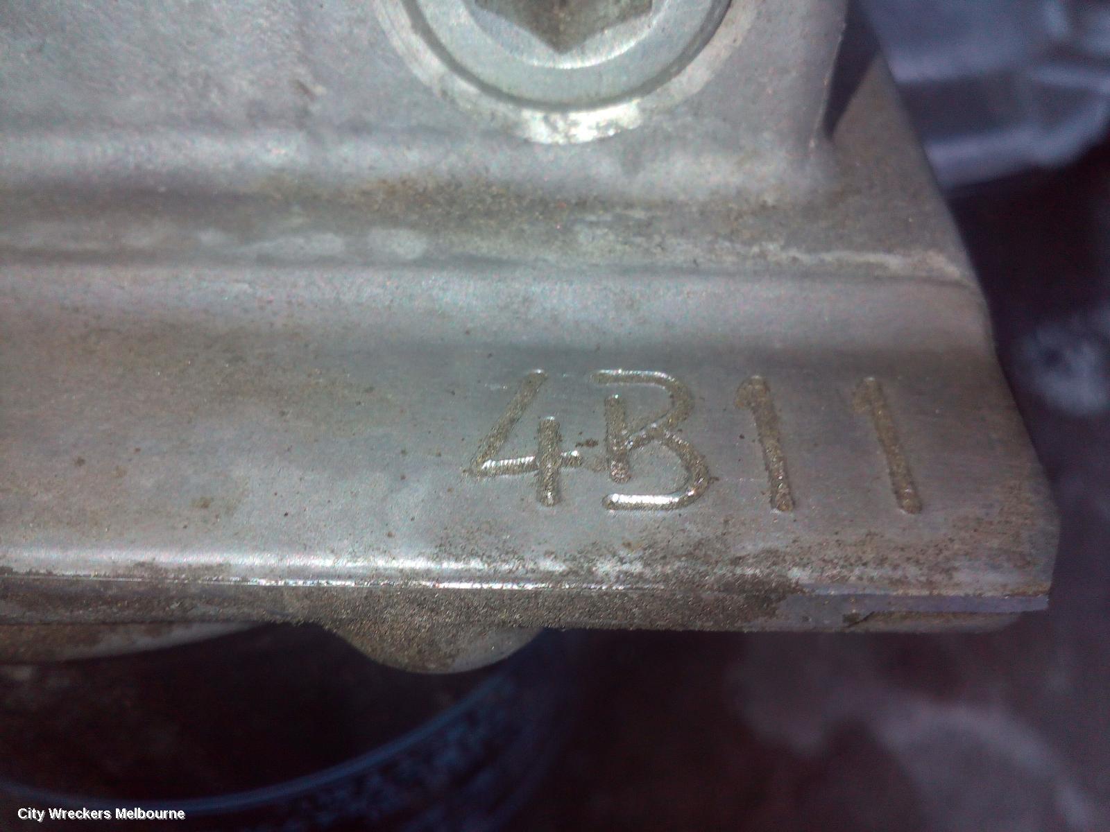 MITSUBISHI ASX ENGINE, PETROL, 2.0, 4B11, MIVEC/VVT, SINGLE CAM POSITION SENSOR TYPE, FWD, XB-XD, 07/2013 ONWARDS
