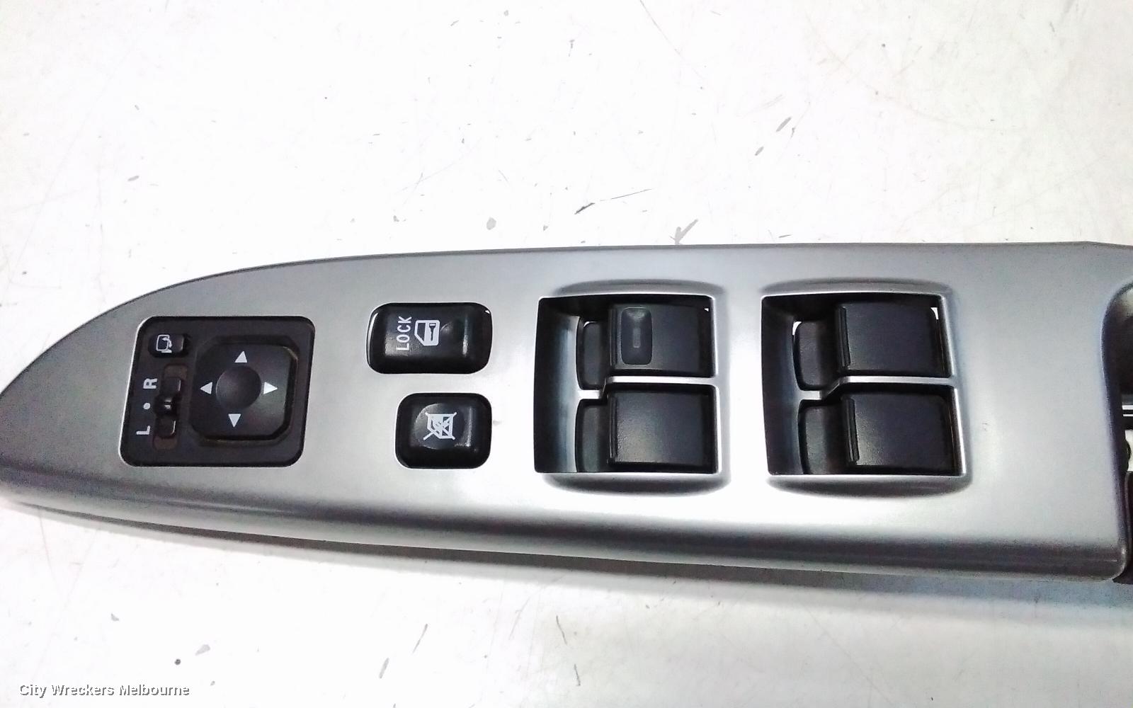 MITSUBISHI ASX PWR DR WIND SWITCH, RH FRONT (MASTER SWITCH), XB-XD, 07/2013 ONWARDS