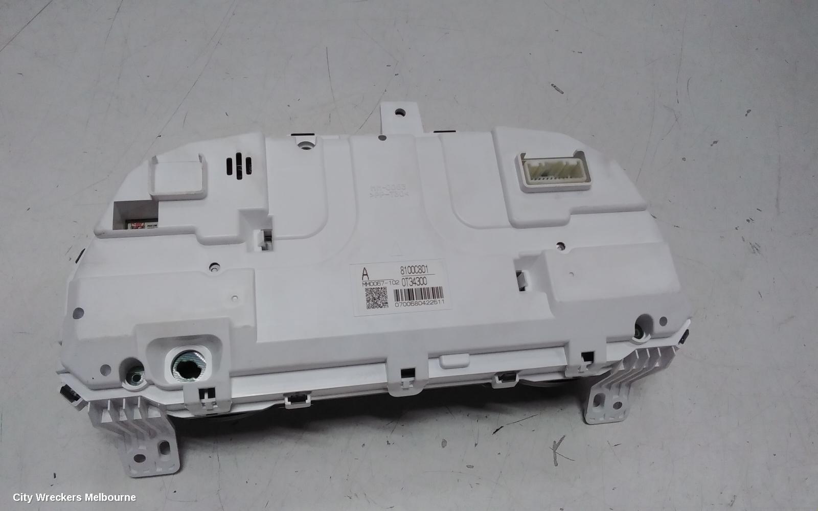 MITSUBISHI ASX INSTRUMENT CLUSTER, PETROL, AUTO T/M, XA-XD, 05/2010 ONWARDS
