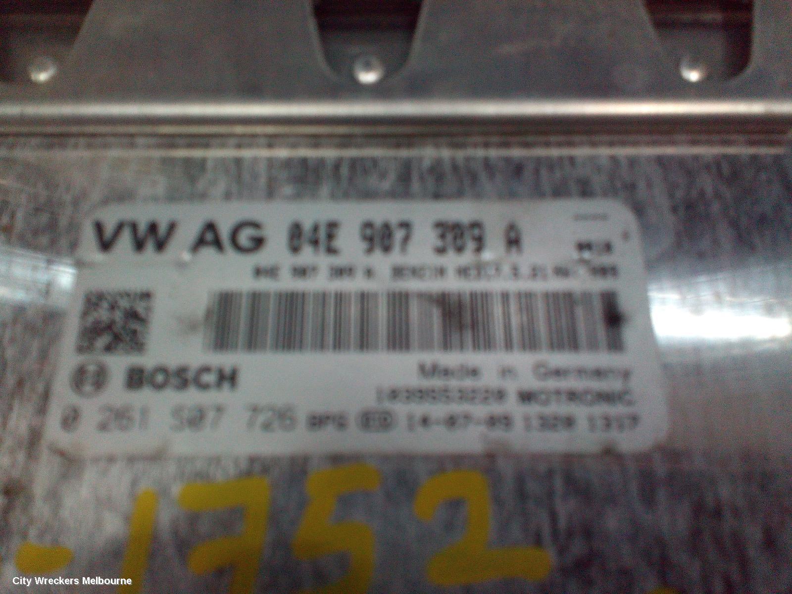 VOLKSWAGEN GOLF ECU, ENGINE ECU, 1.4, PETROL, AUTO, P/N 04E907309A, ECU ONLY, GEN 7, 01/2013 - 08/2020