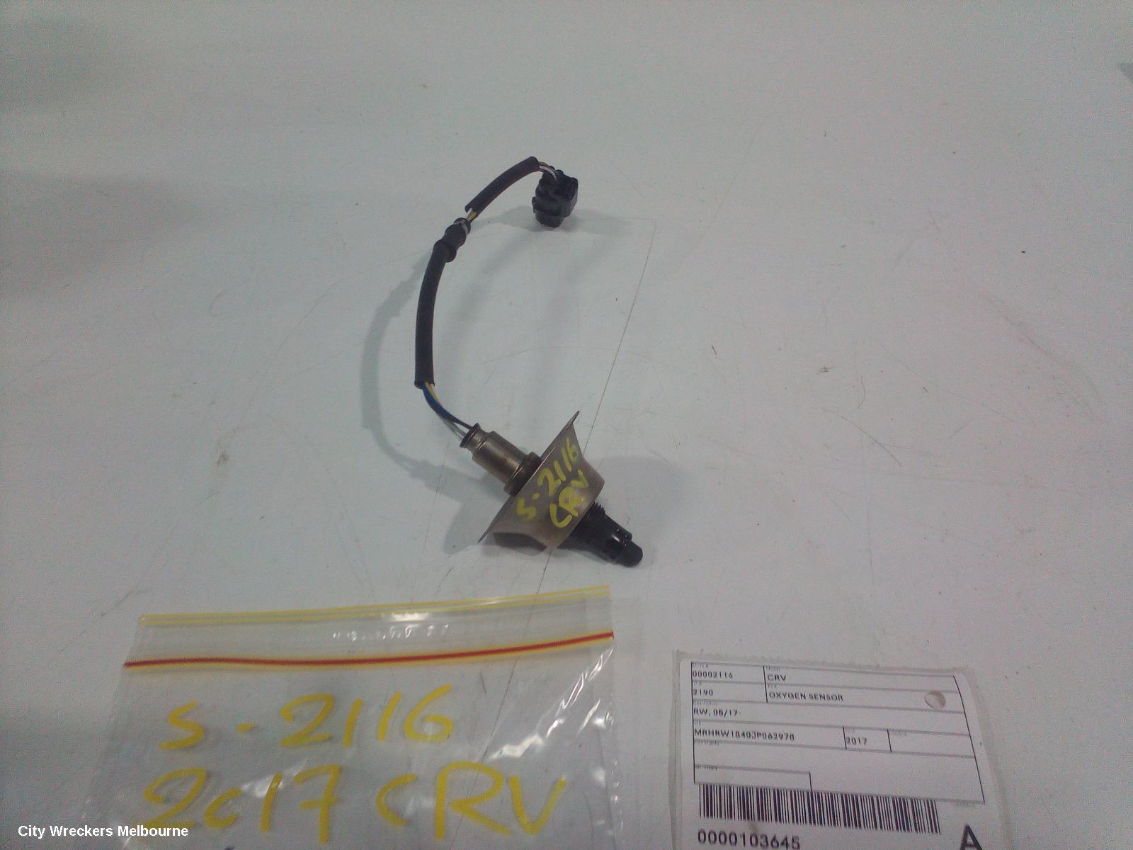 HONDA CRV OXYGEN SENSOR, RW, 05/2017 - 08/2023