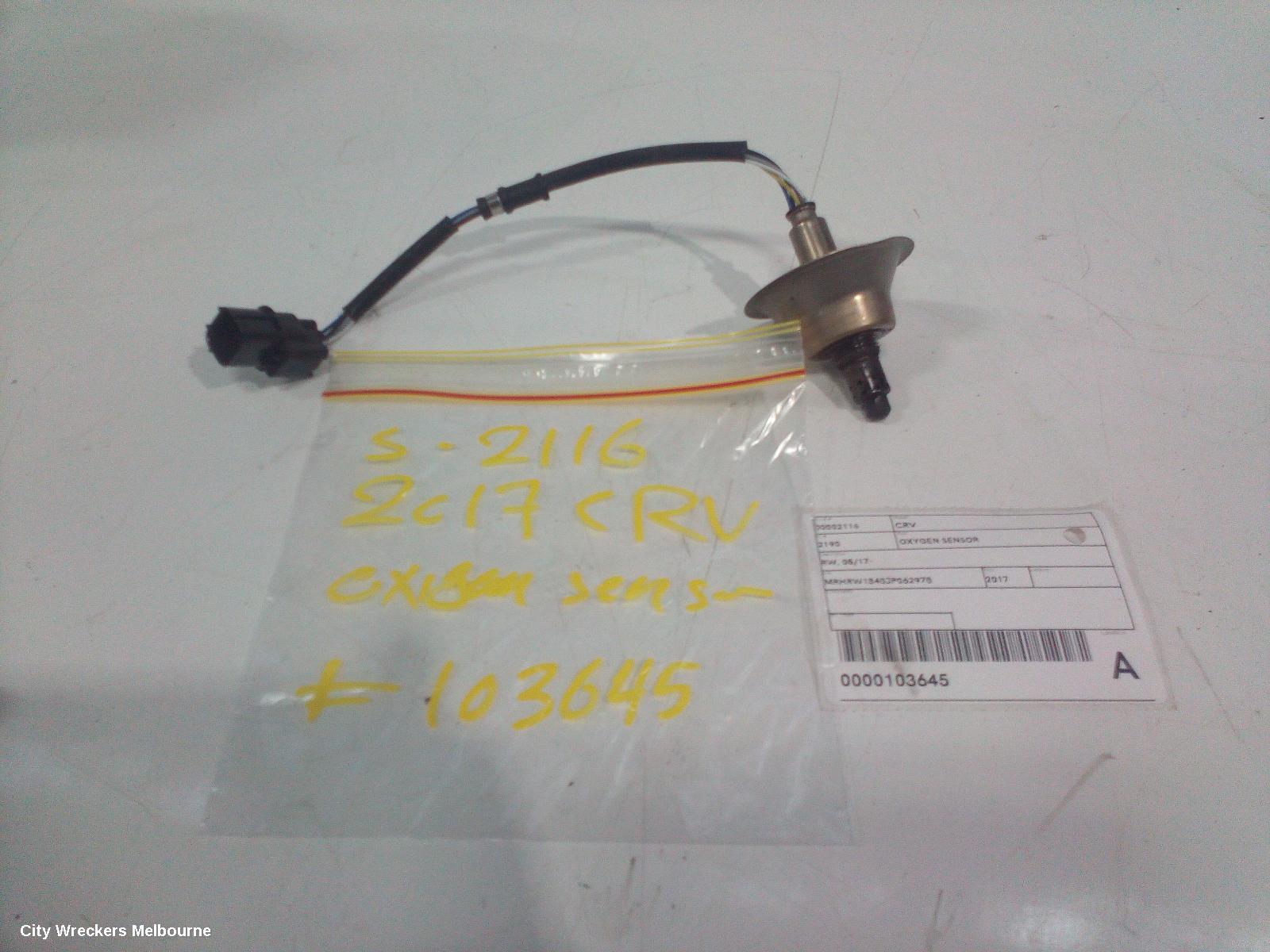 HONDA CRV OXYGEN SENSOR, RW, 05/2017 - 08/2023