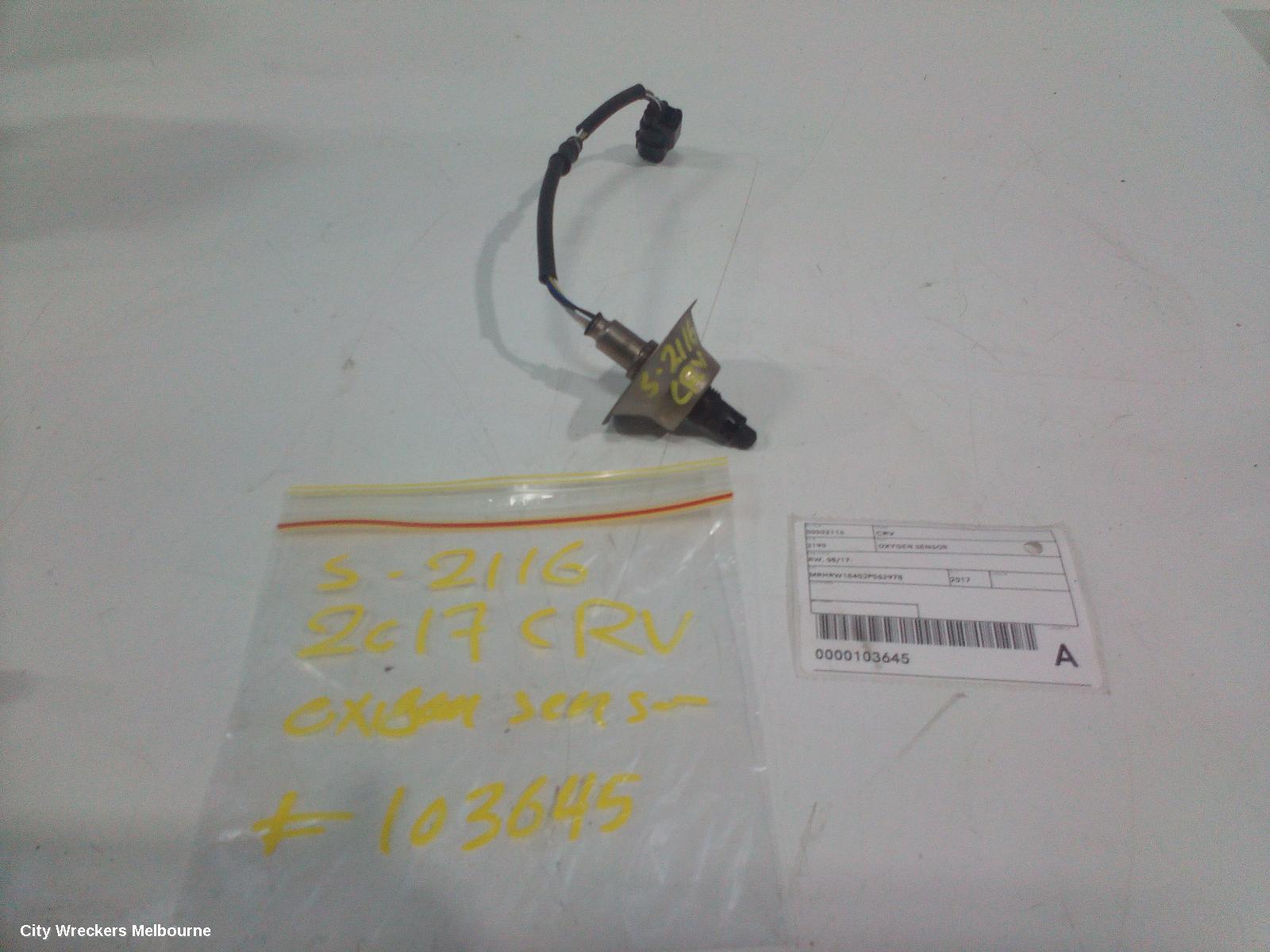 HONDA CRV OXYGEN SENSOR, RW, 05/2017 - 08/2023